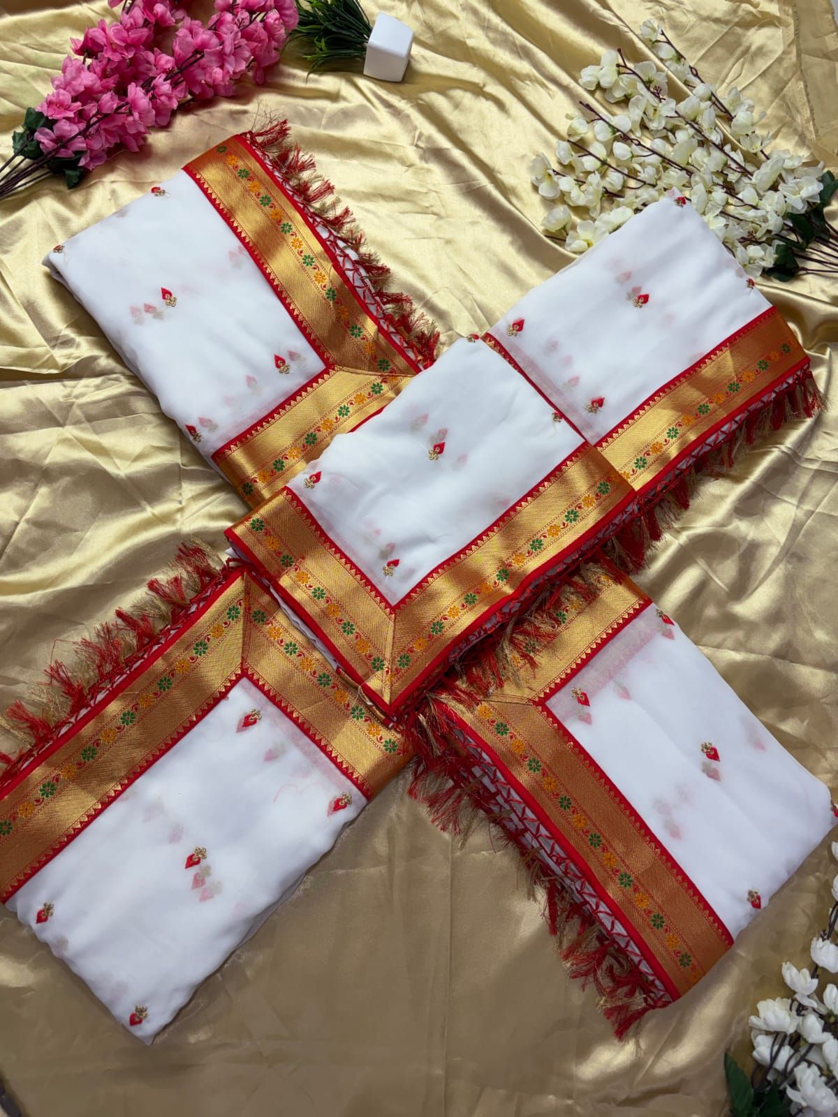 Special 15 August White Saree