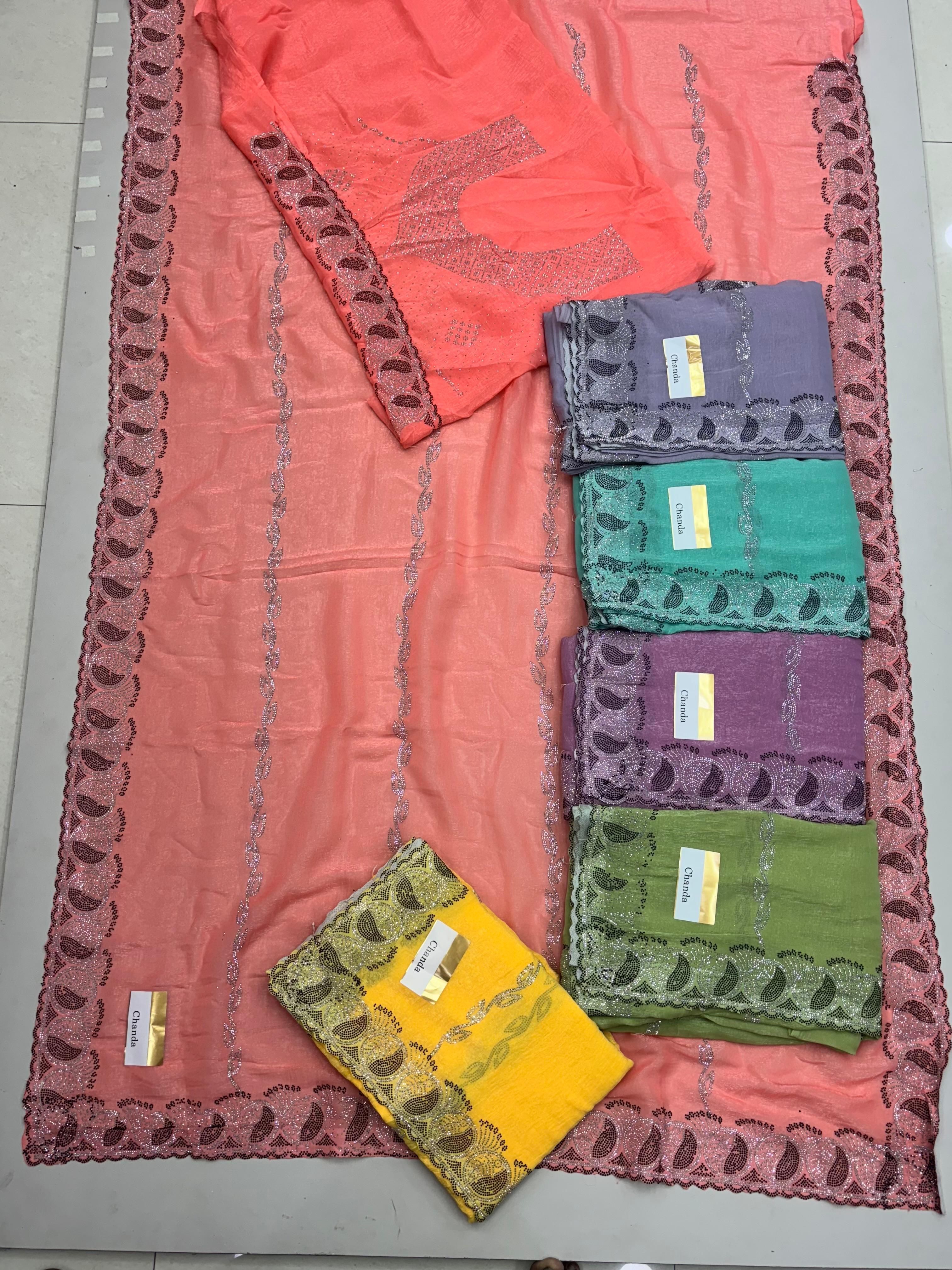 Chanda Satin Silk Sarees