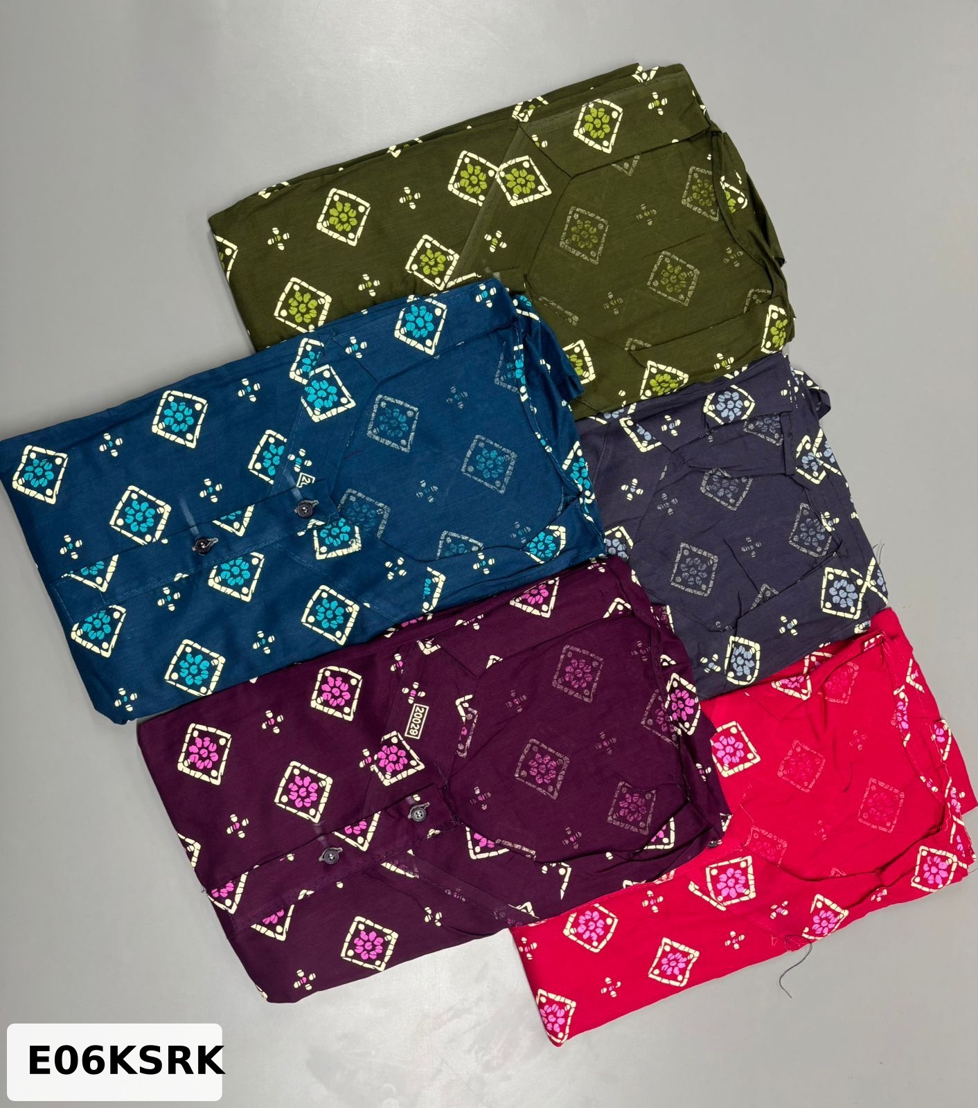 Cotton Apsara With Button Nighty