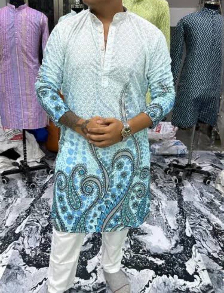 Lucknavi Chiken Kurta