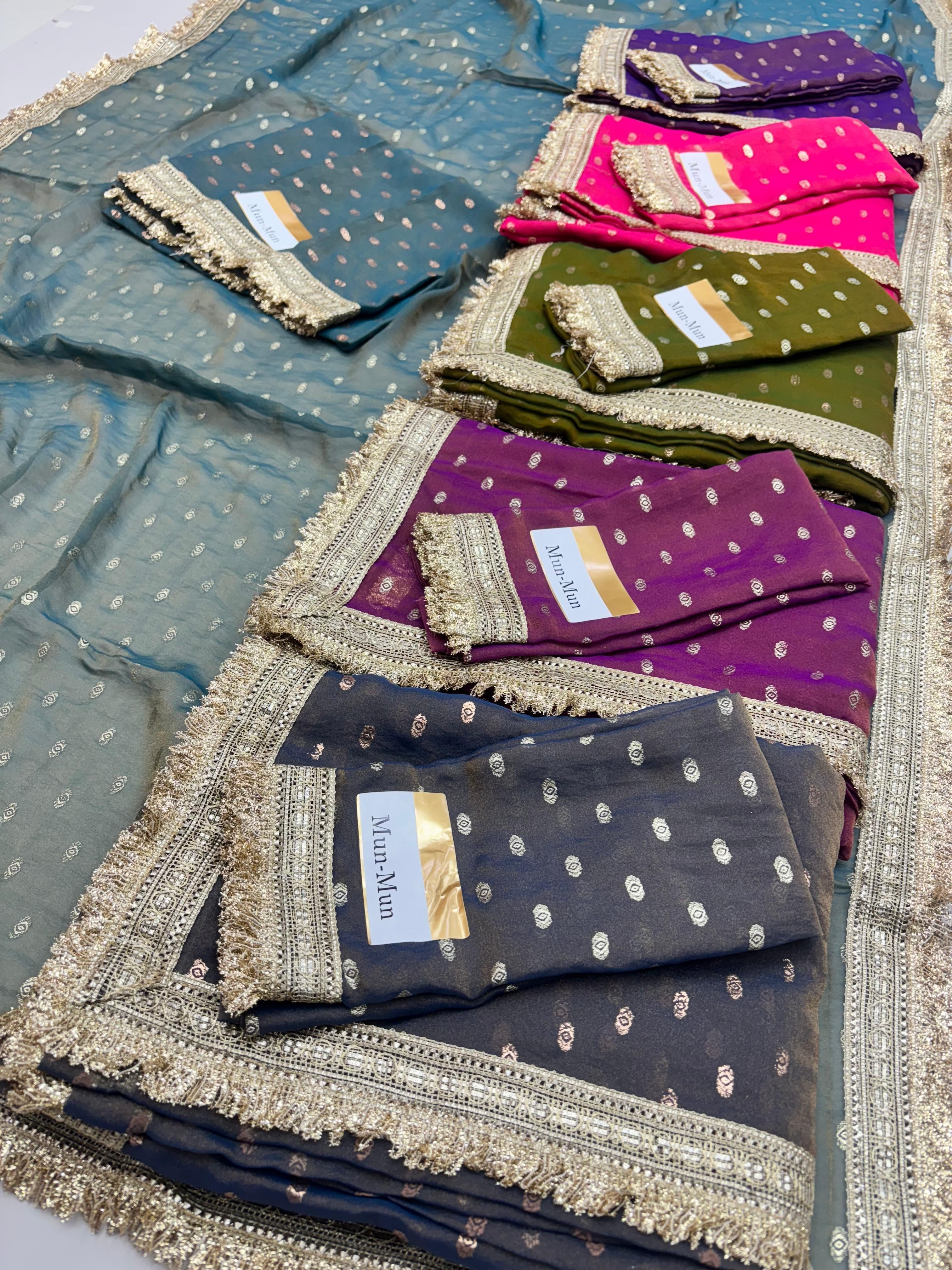 Mun Mun Fendy Silk Saree