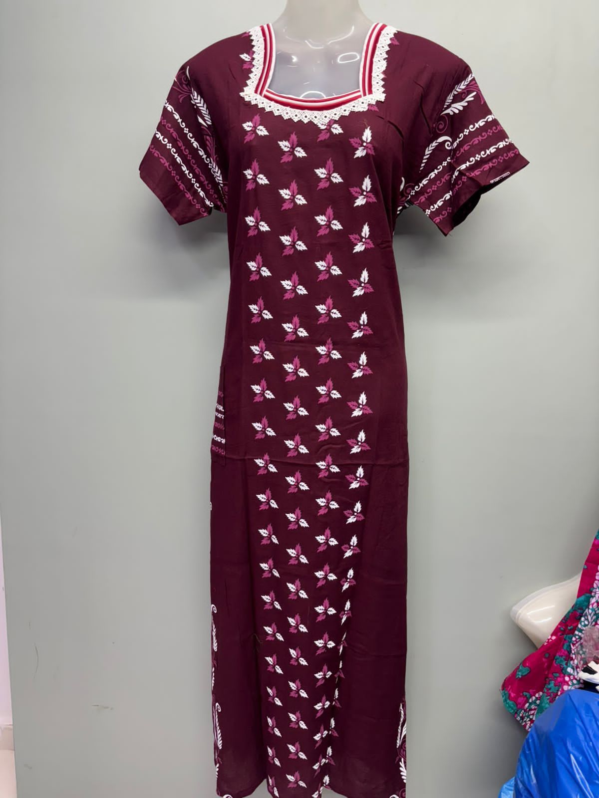 Apsara cotton work Nighty