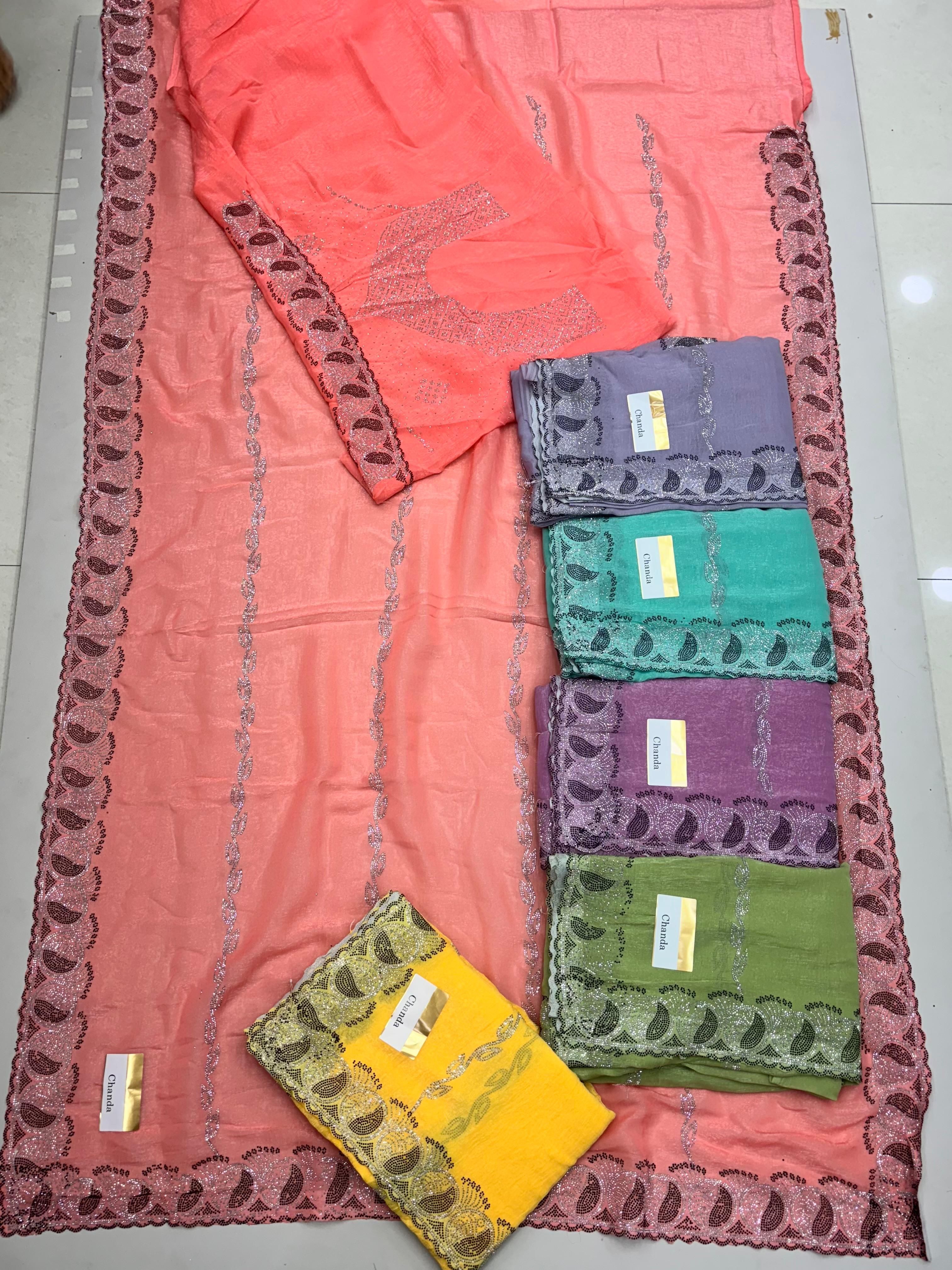 Chanda Satin Silk Sarees
