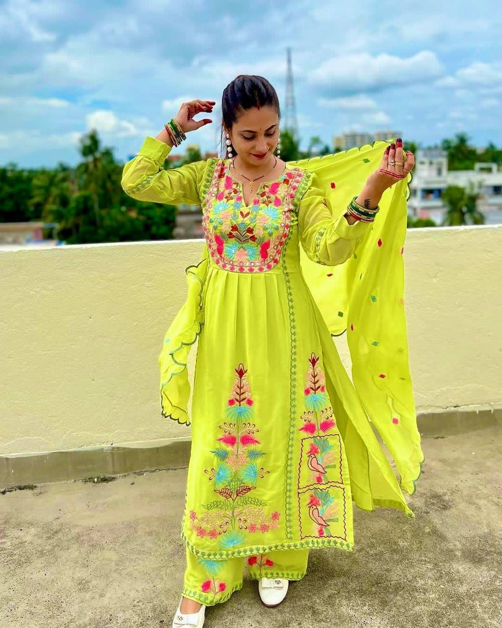 Premium Quality 3-Piece Kurti Set