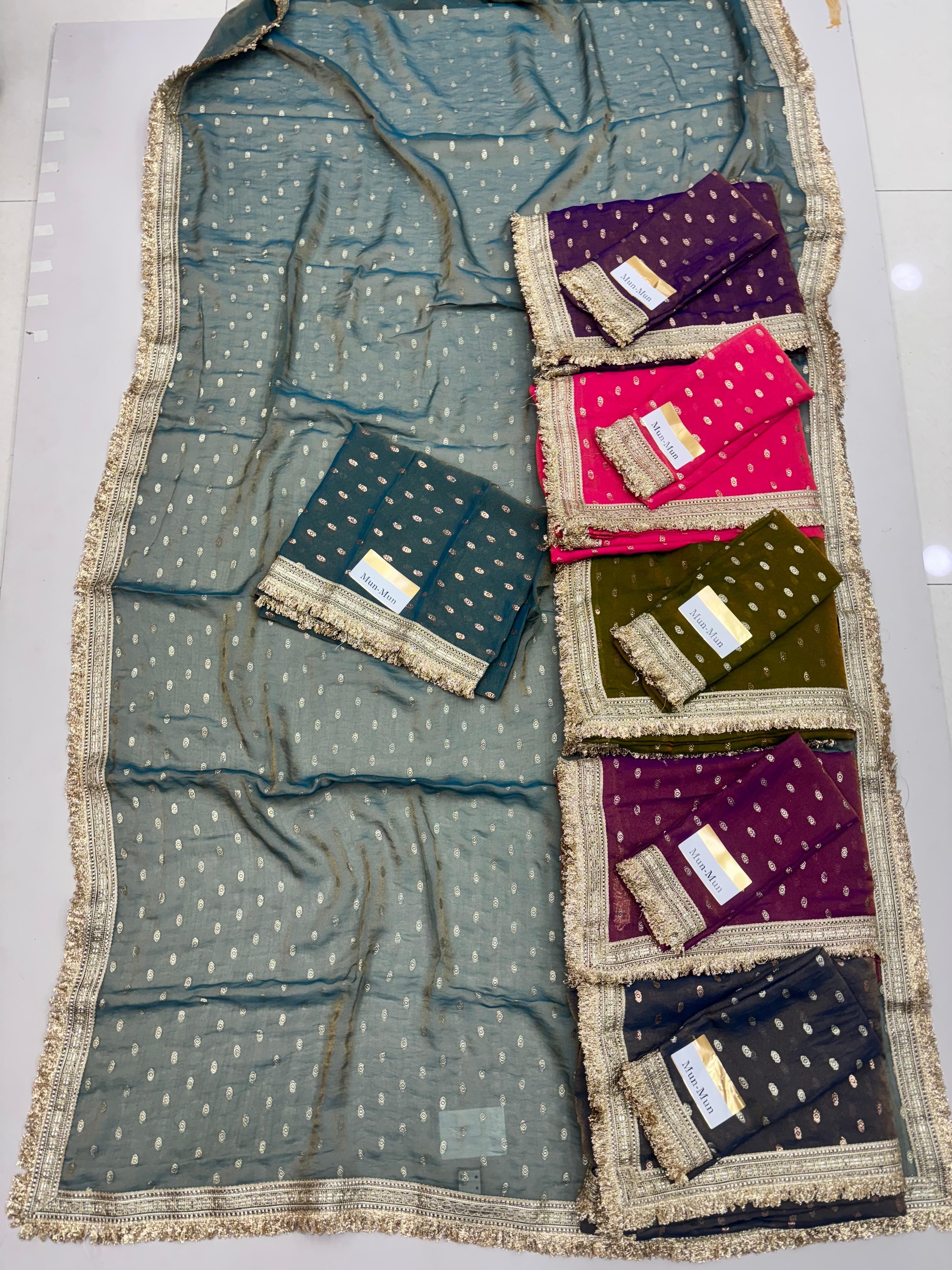 Mun Mun Fendy Silk Saree