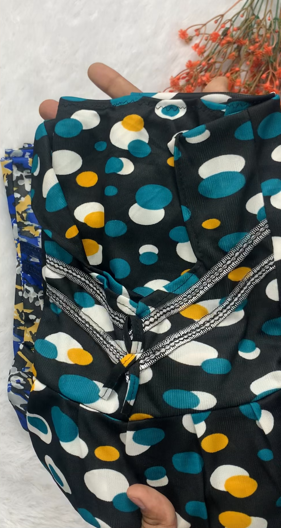 Sarina Print V Neck Nighty