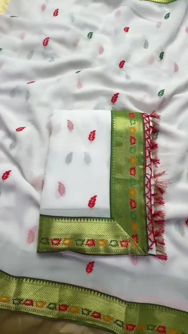 Special 15 August White Saree