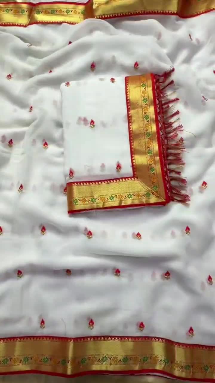Special 15 August White Saree