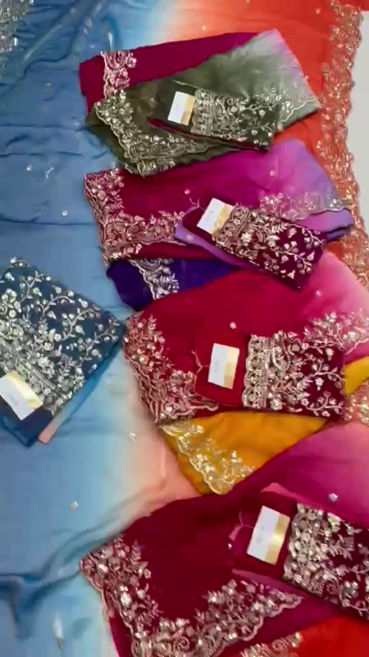 Nanda Fendy Silk Double Shadow Sarees