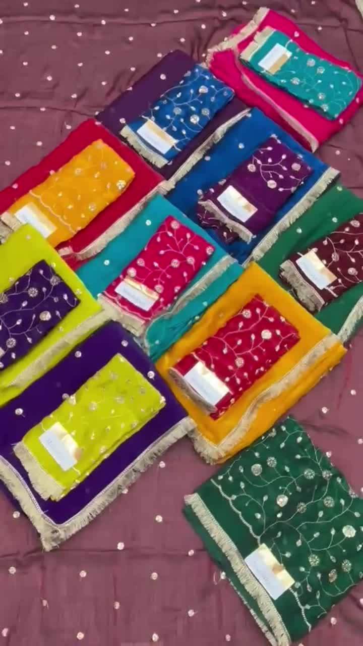 Mandakani Designer Butti Work Saree Collection