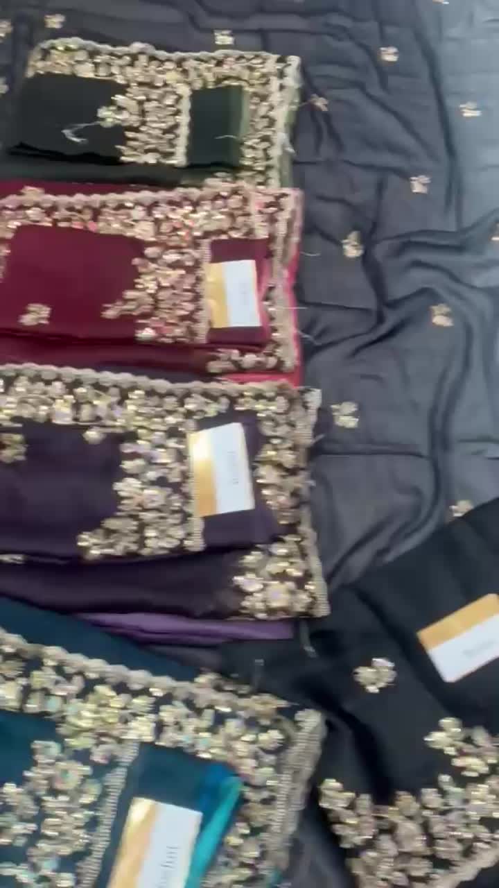 Roshni Fancy Georgette Saree