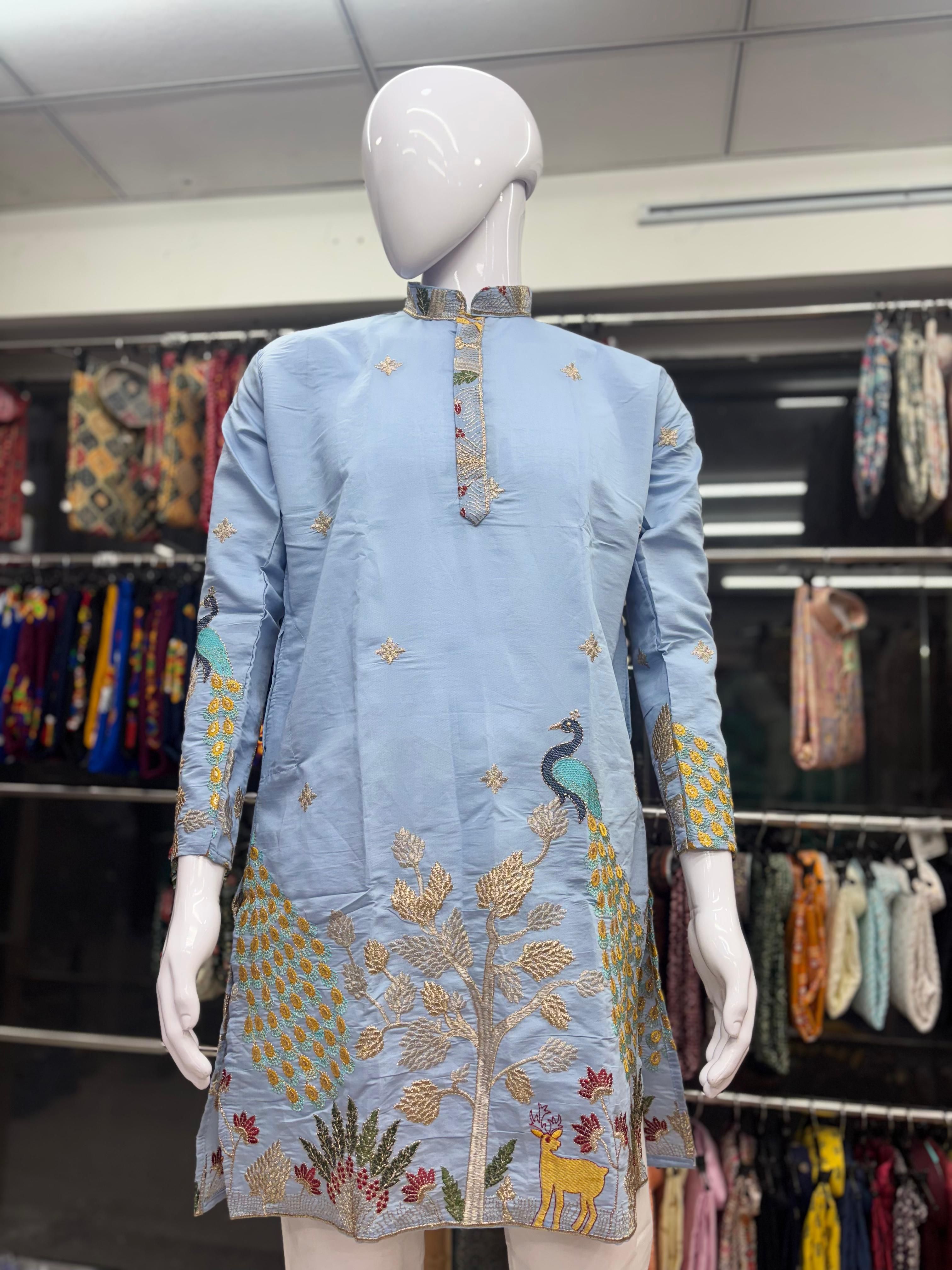Men's Heavy Daman Work Kurta