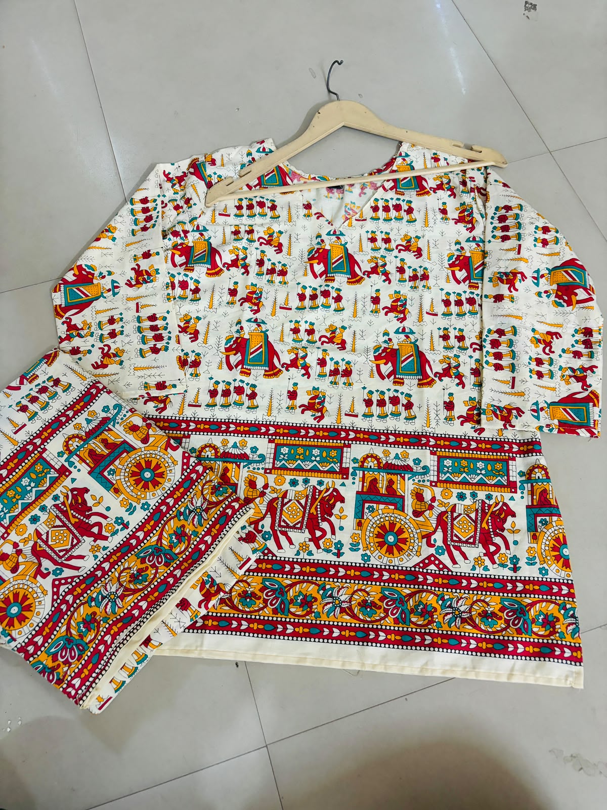 Airport Look Co-Ord Set Ajrak