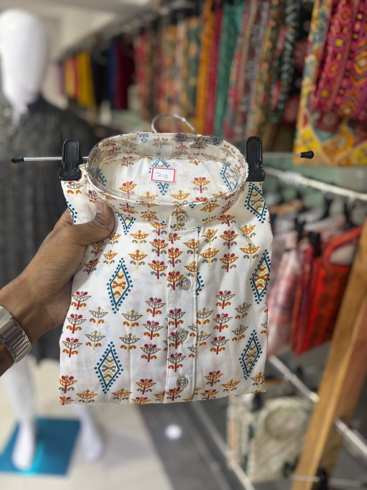 Reyon Heavy Printed Kurta