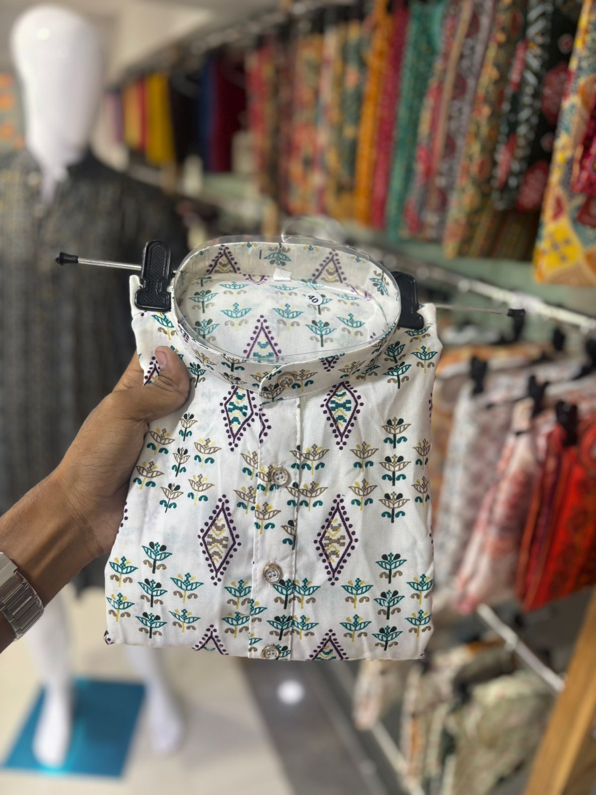 Reyon Heavy Printed Kurta
