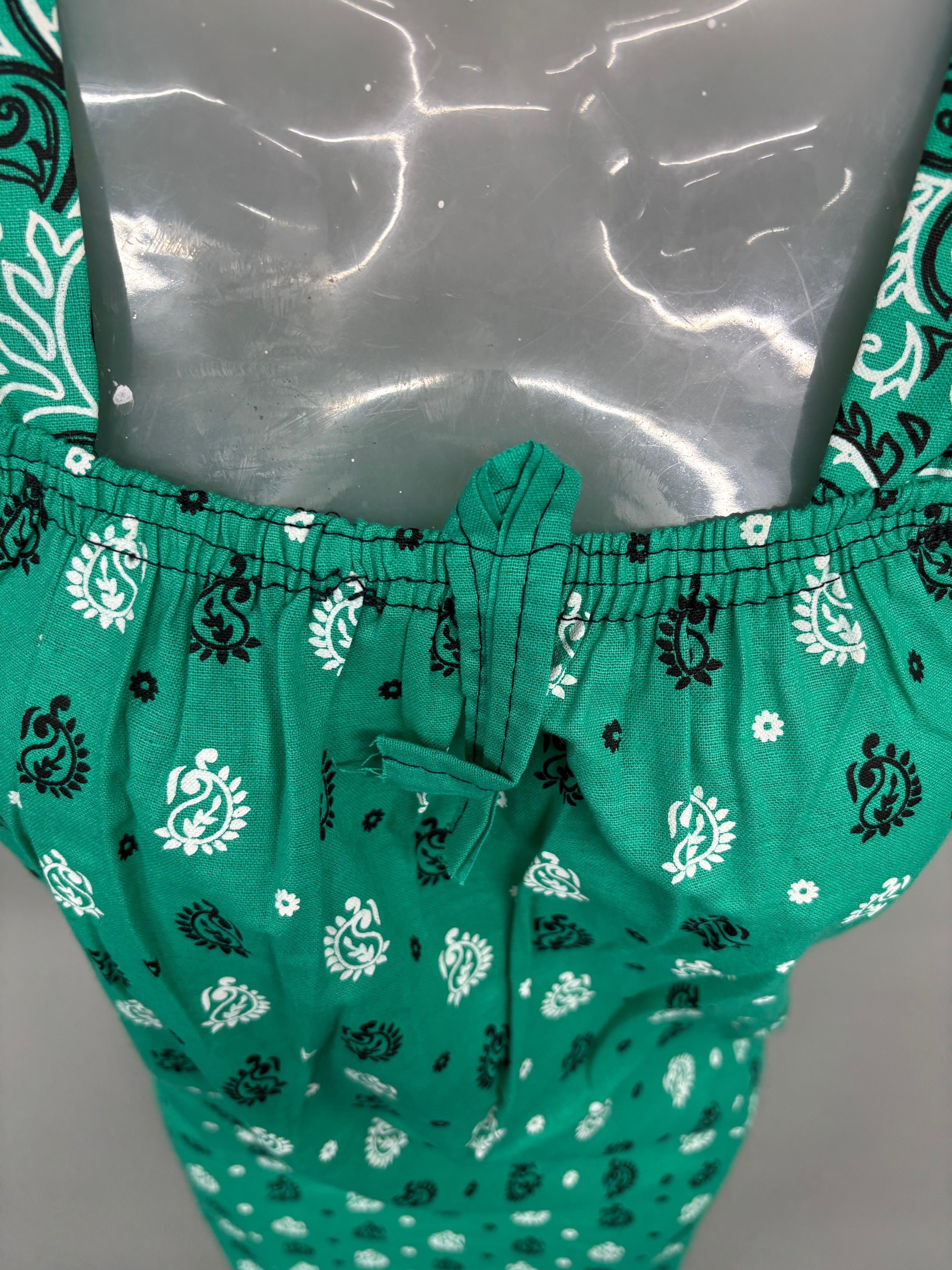 Cotton Carola Print Elastic Neck Nighty