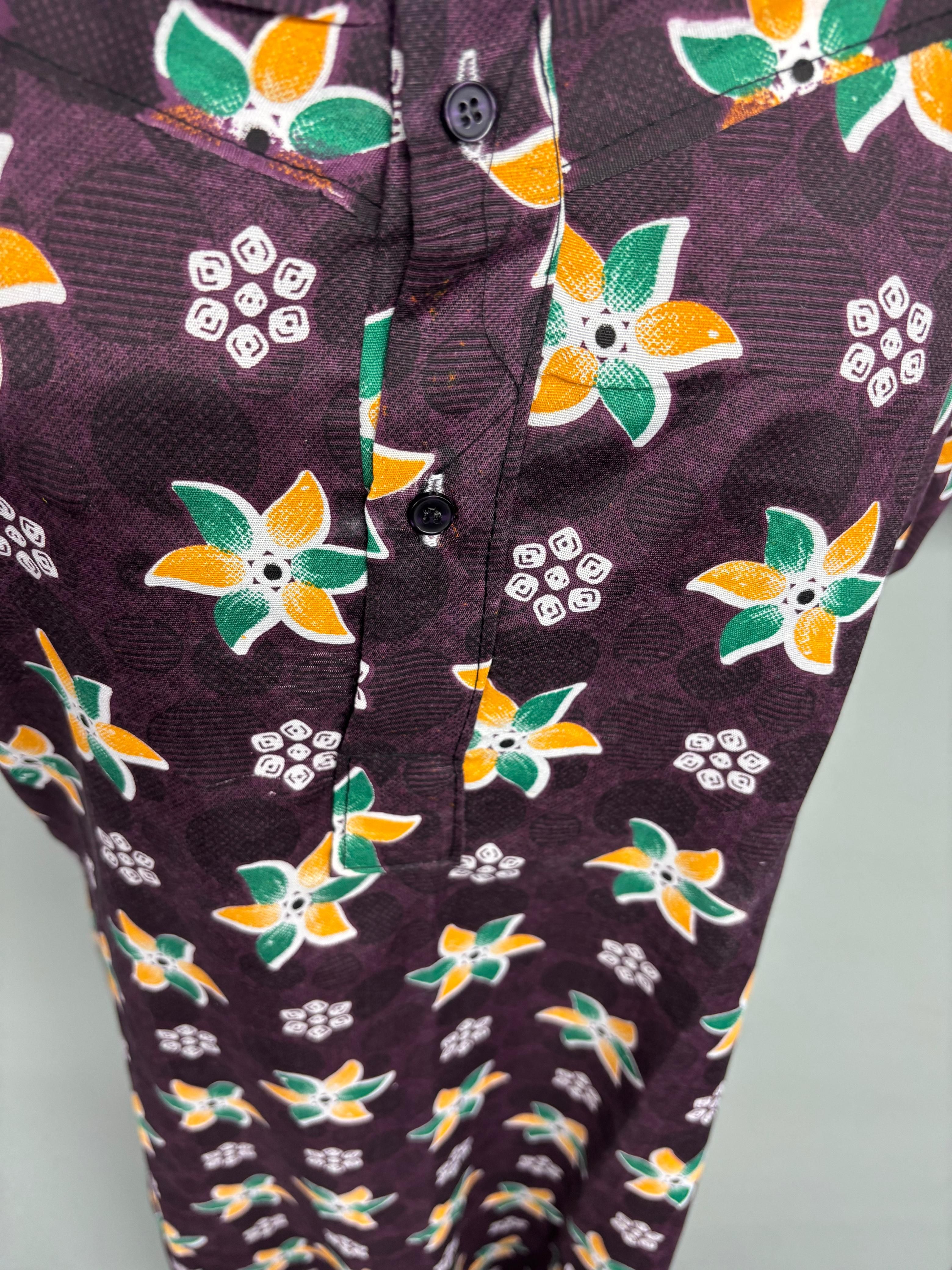 Cloth Chirag Cotton Button Neck Nighty