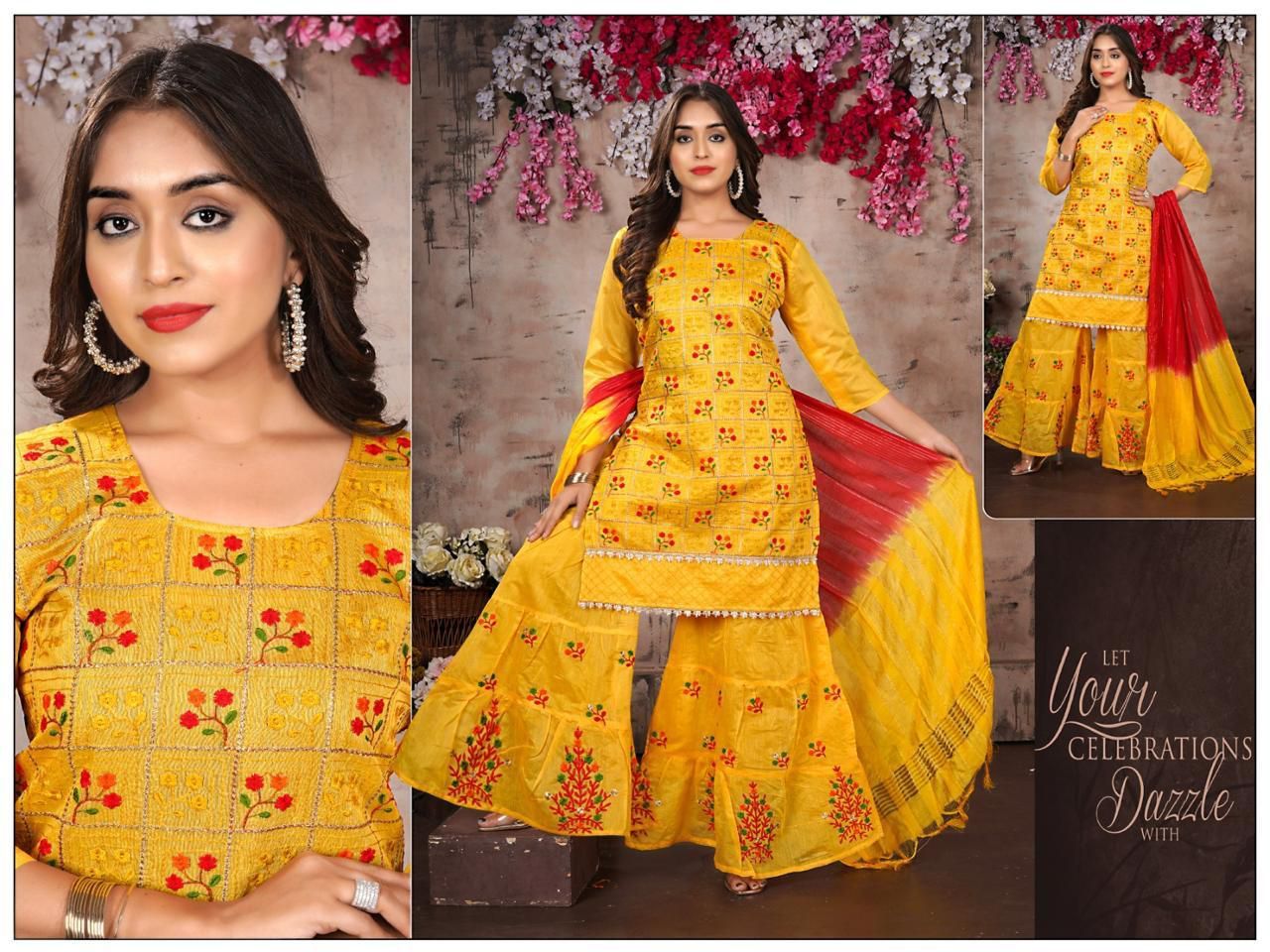 New Sharara Pettan Full Stich