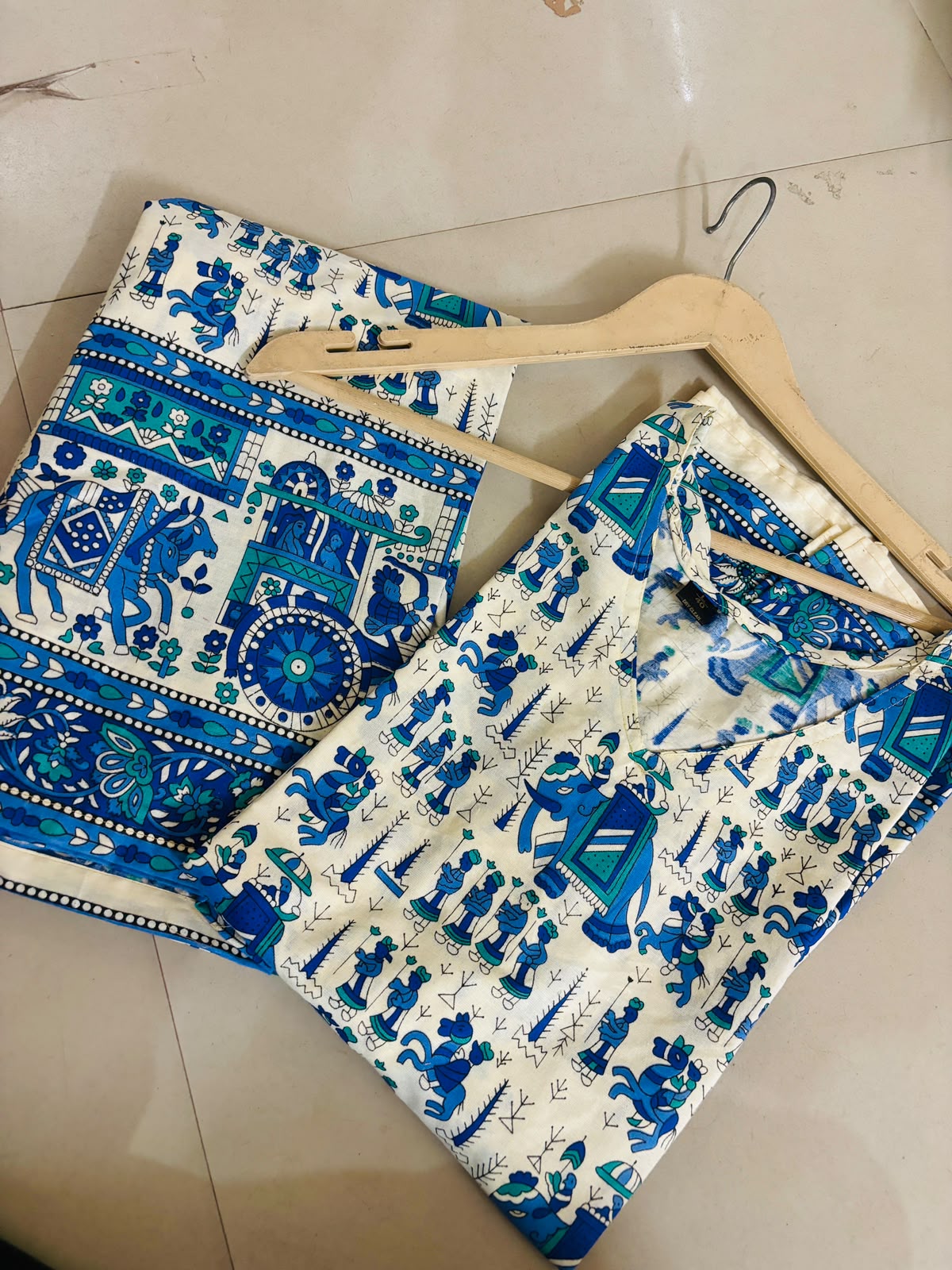 Airport Look Co-Ord Set Ajrak