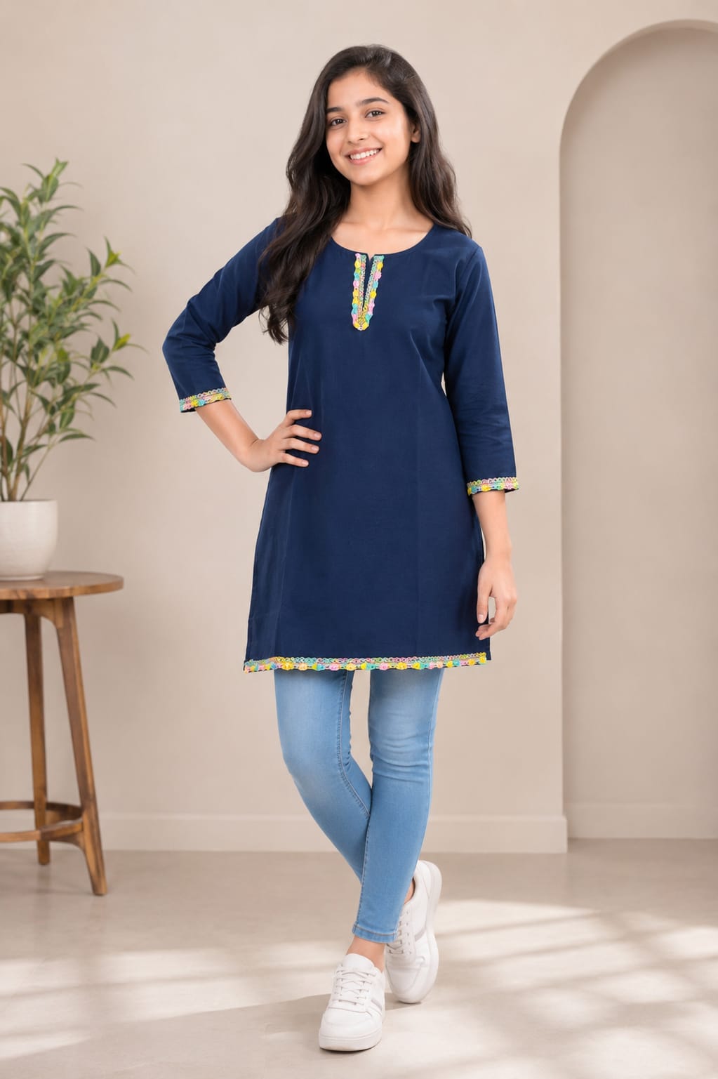 Cotton Slub Kids Kurtis