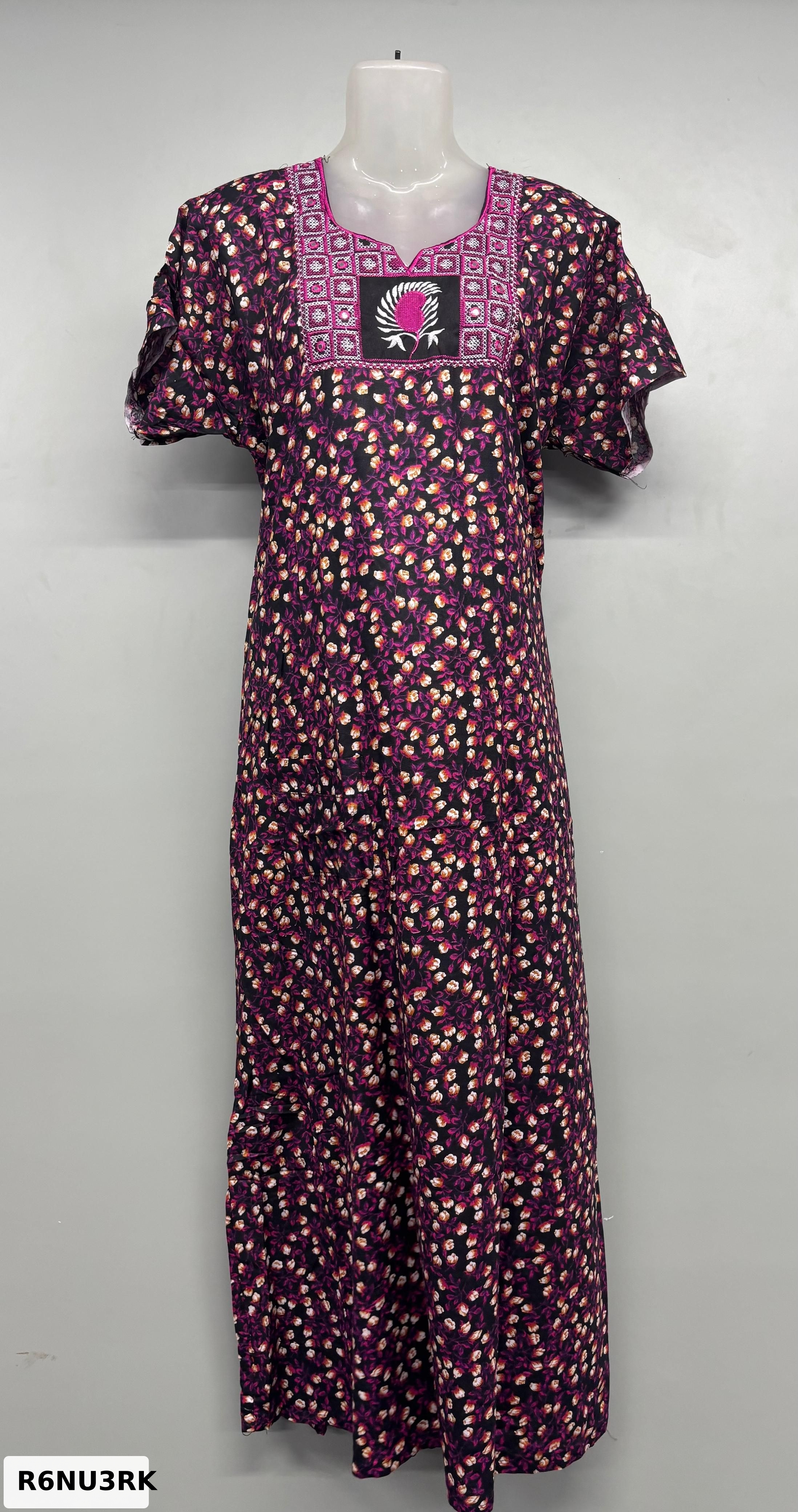 Cotton Procin Work Nighty