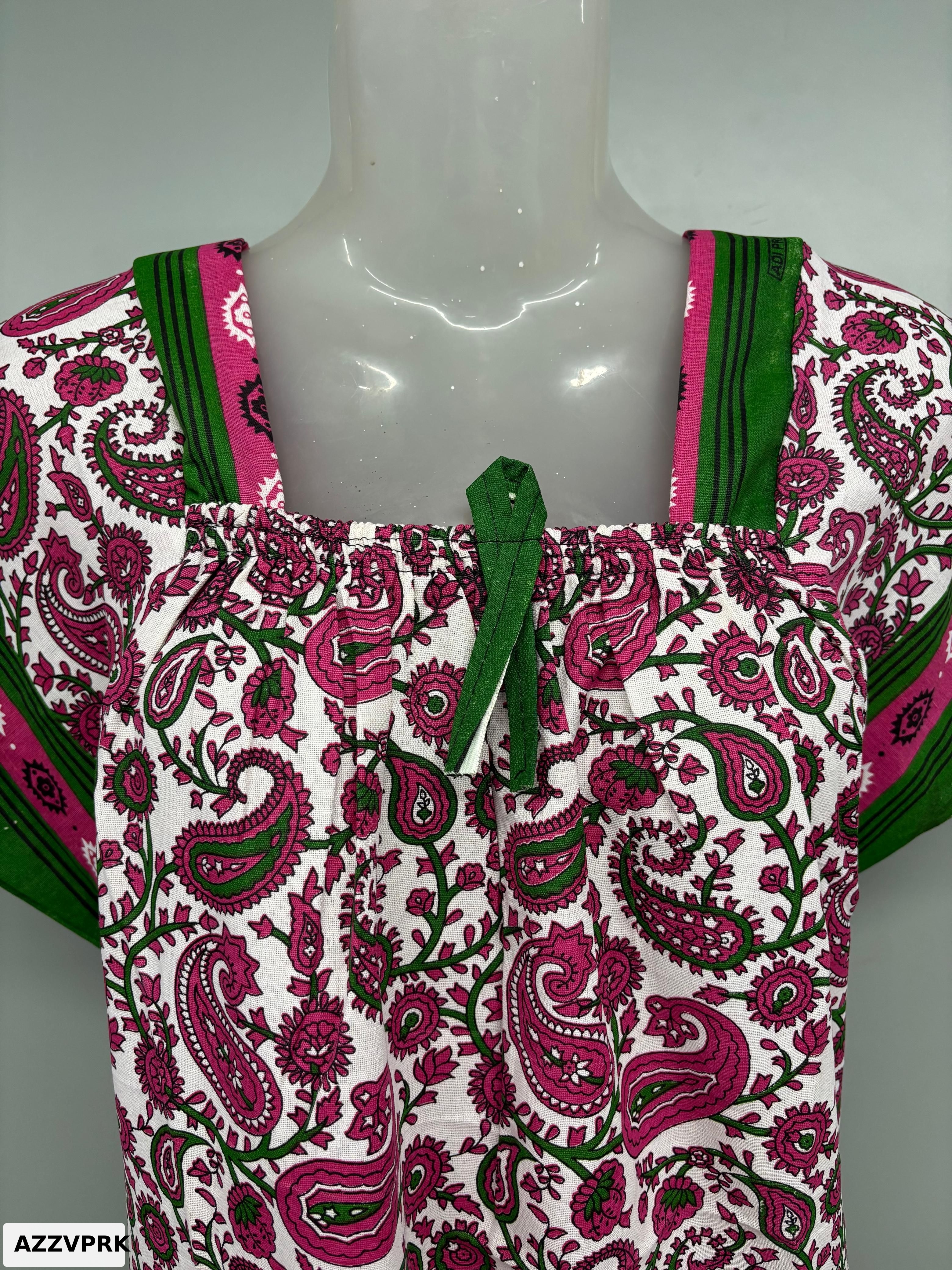 Chirag Cotton Elastic Neck Nighty