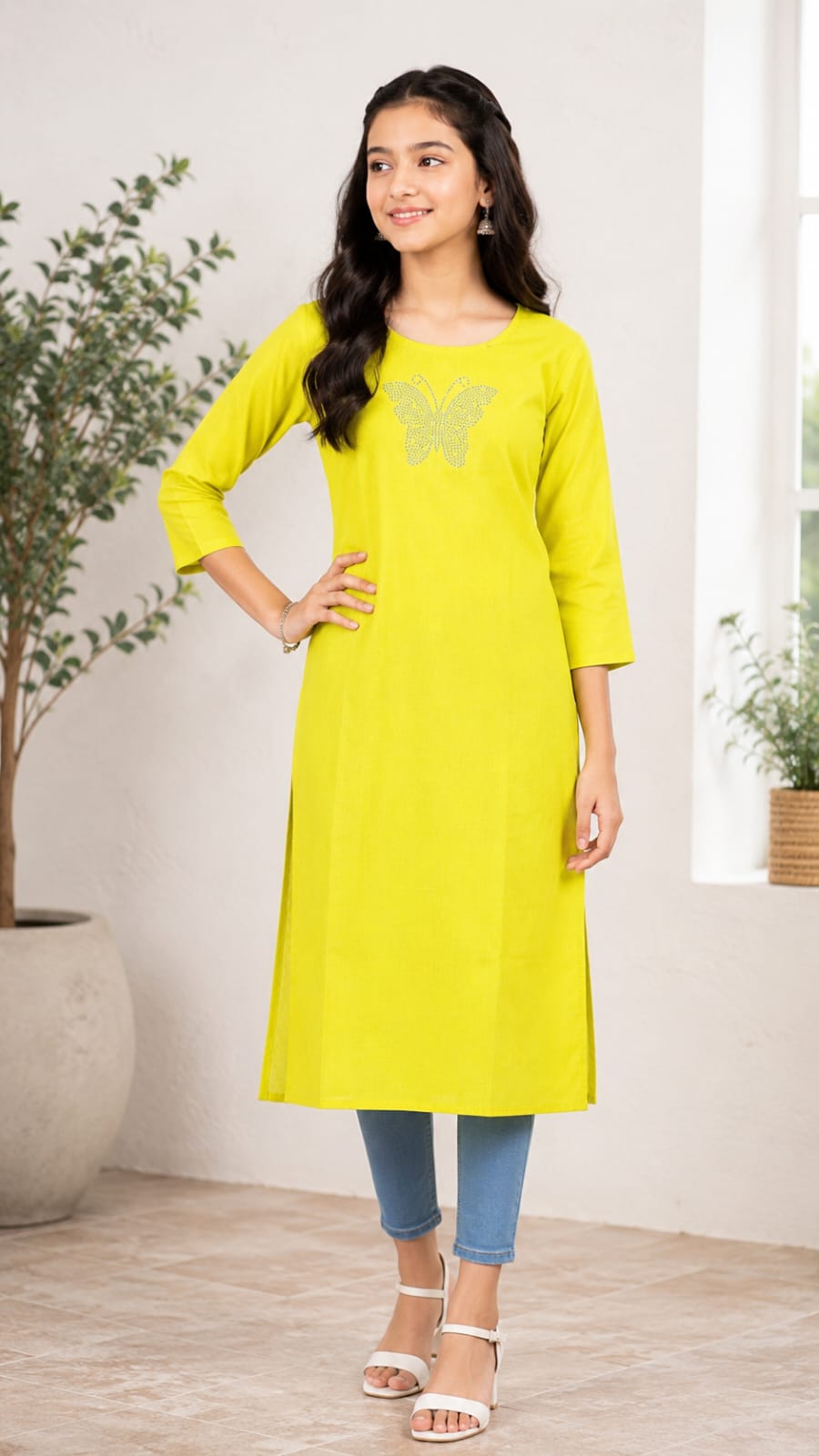 Cotton Slub Kids Kurtis