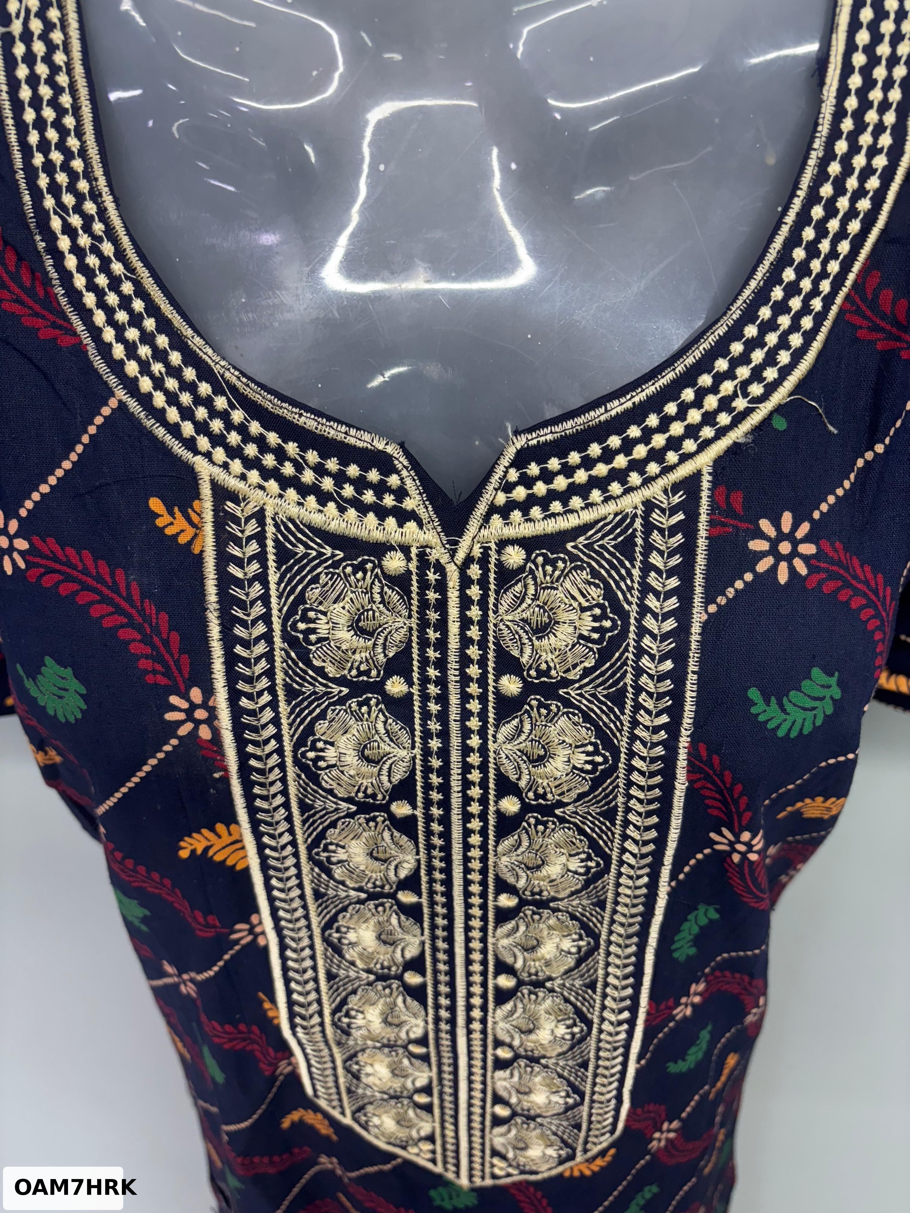 Gujri Work Cotton Nighty
