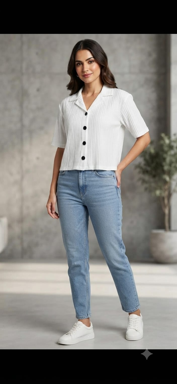 Ladies Crop Top & Shirt Collection