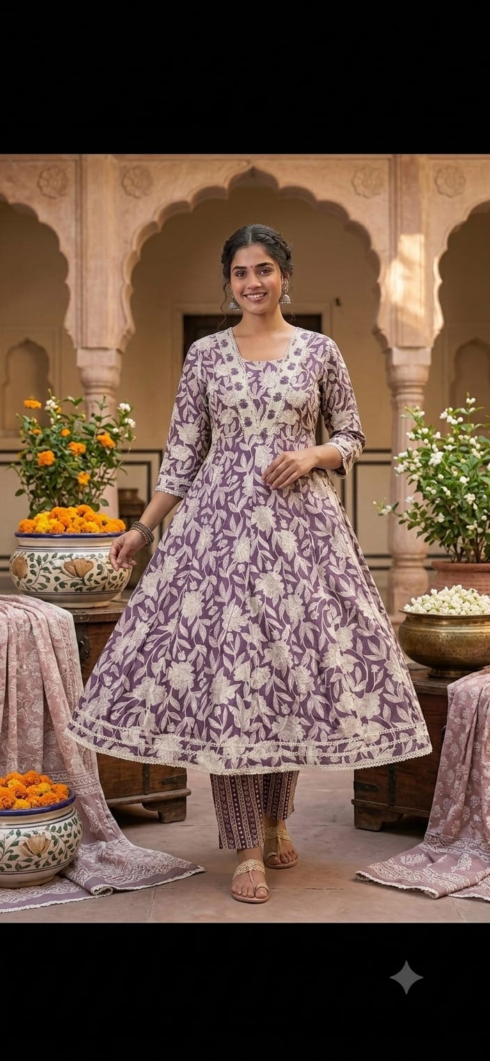 Trending Anarkali Style 2 Pieces Gheraa Style 2 Pieces