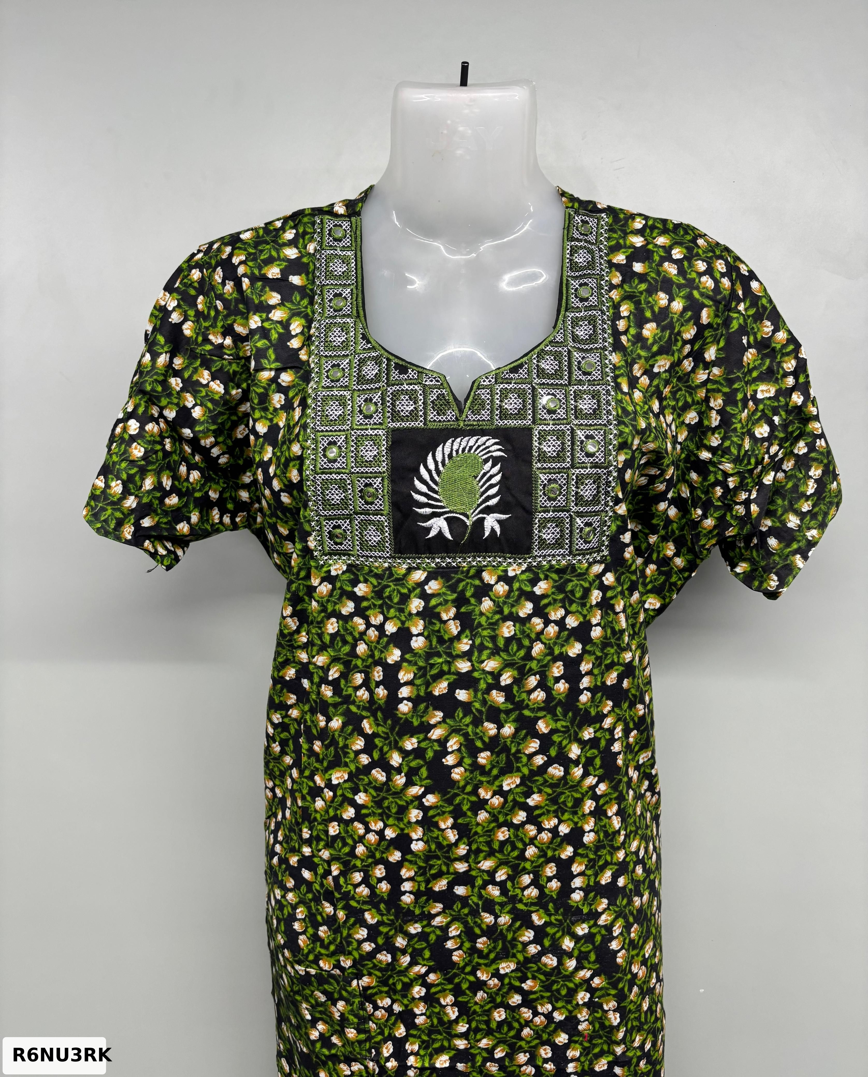 Cotton Procin Work Nighty