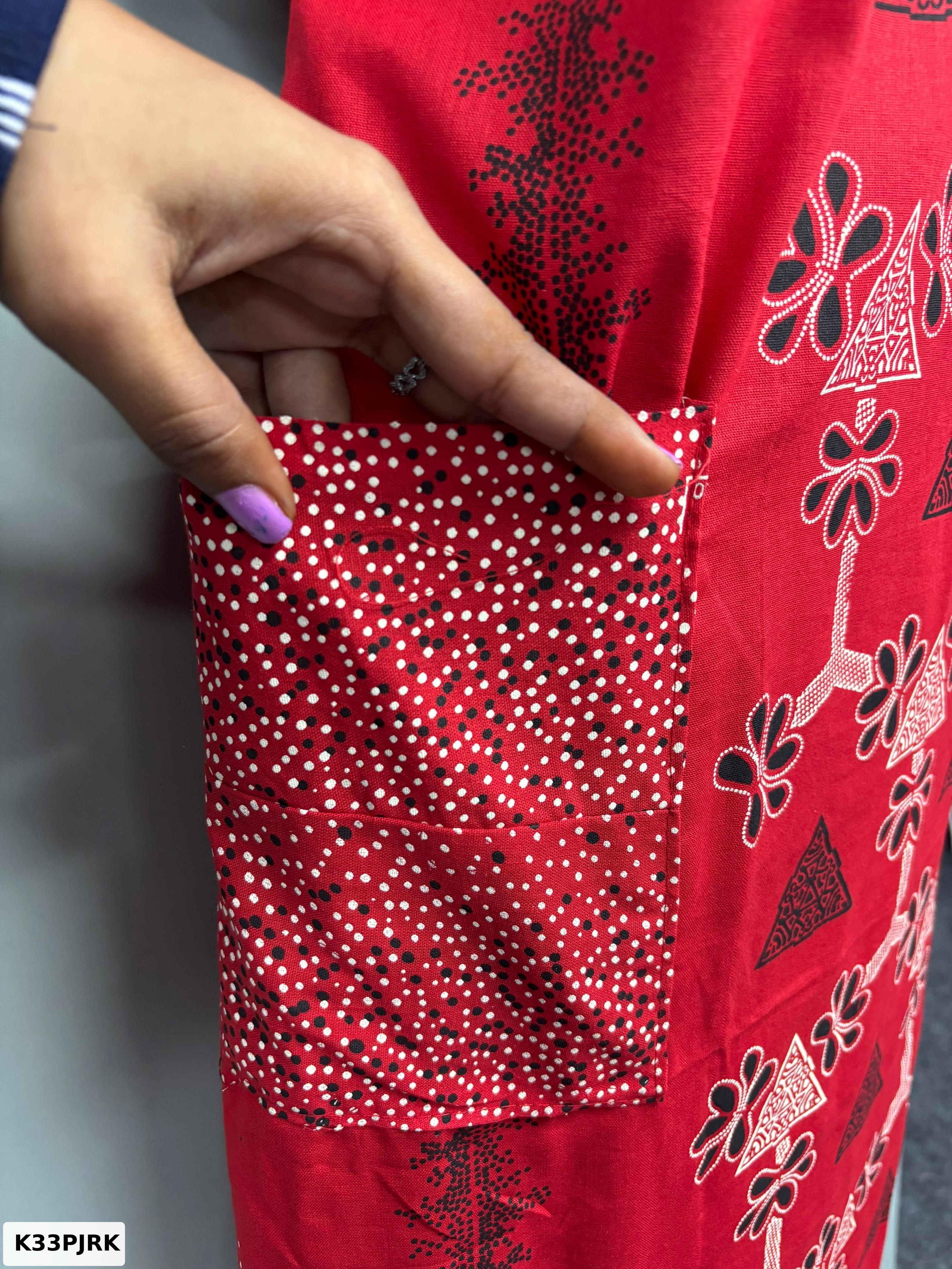 GUJRI COTTON NIGHTY WITH DUPATTA