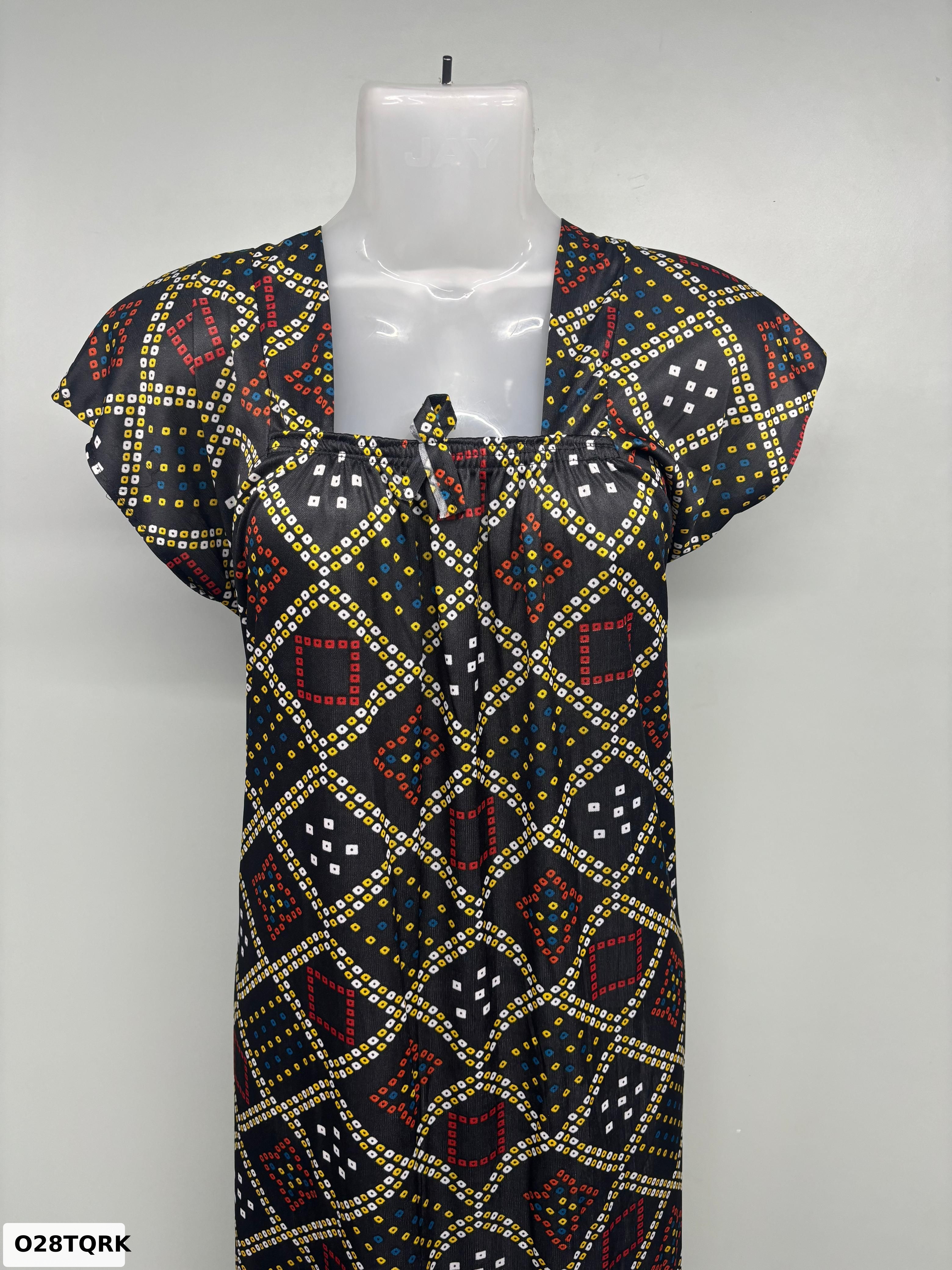 Sareena Print Elastic Nighty