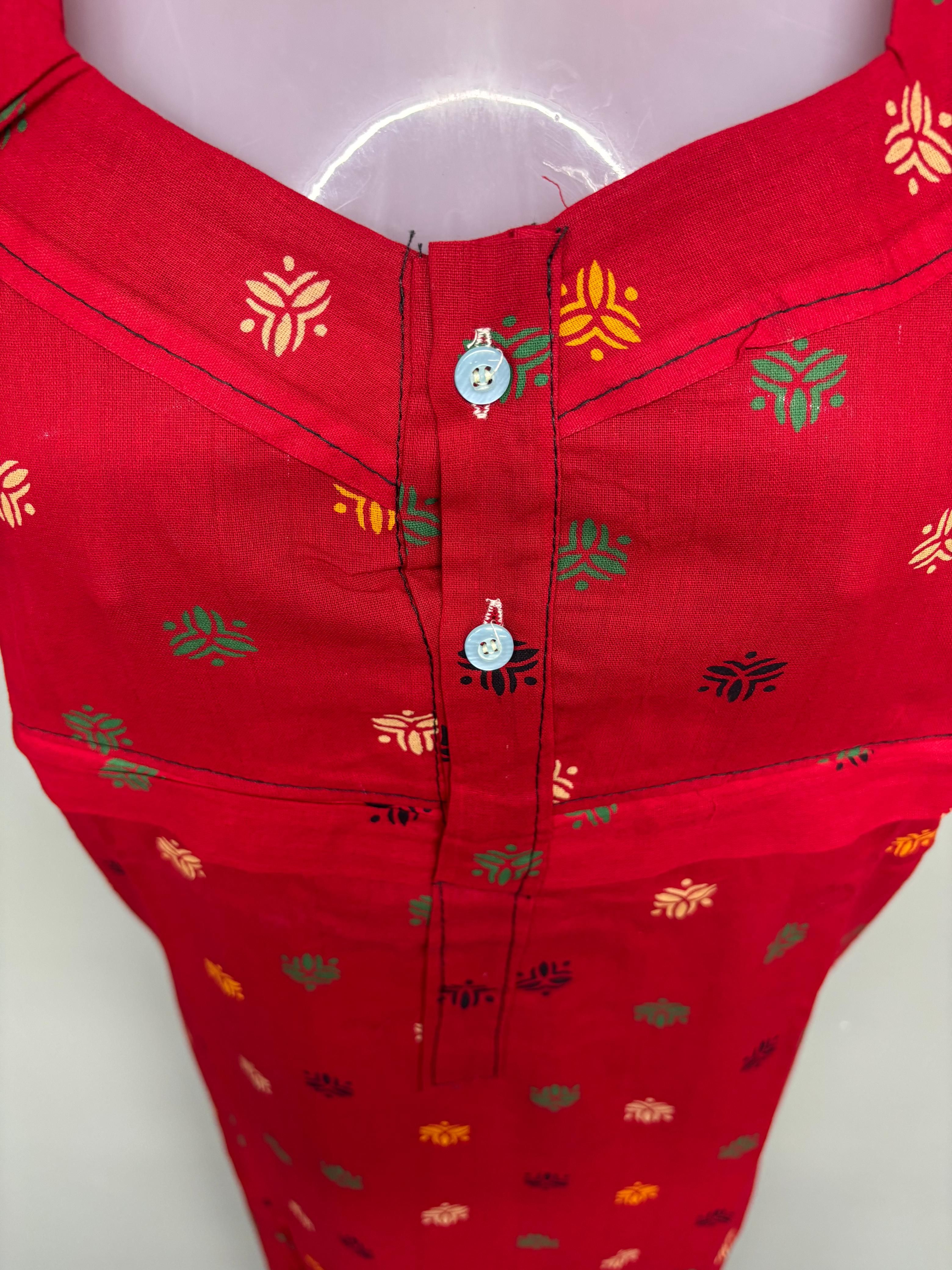 Gujri Feeding Chain Cotton Nighty