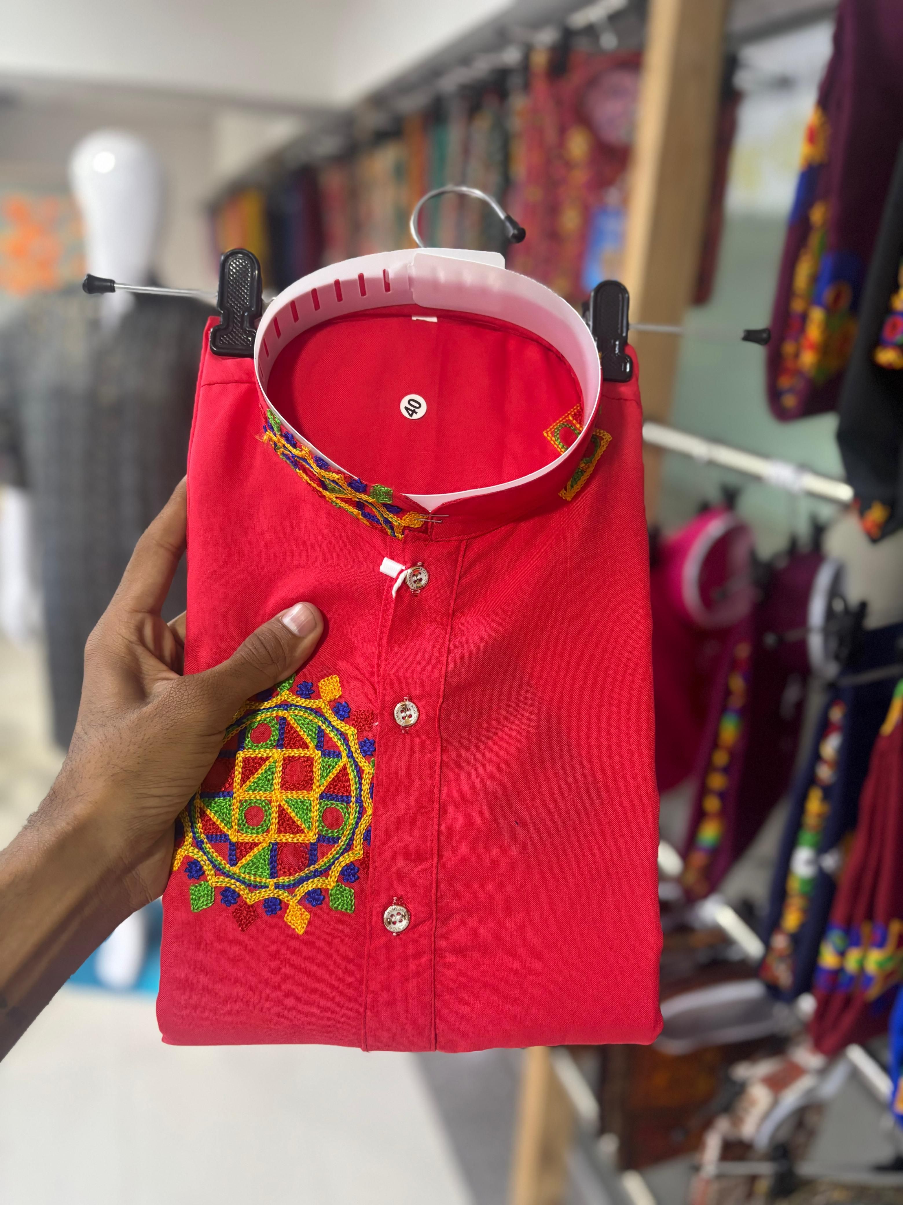 Kutchi Work Kurta