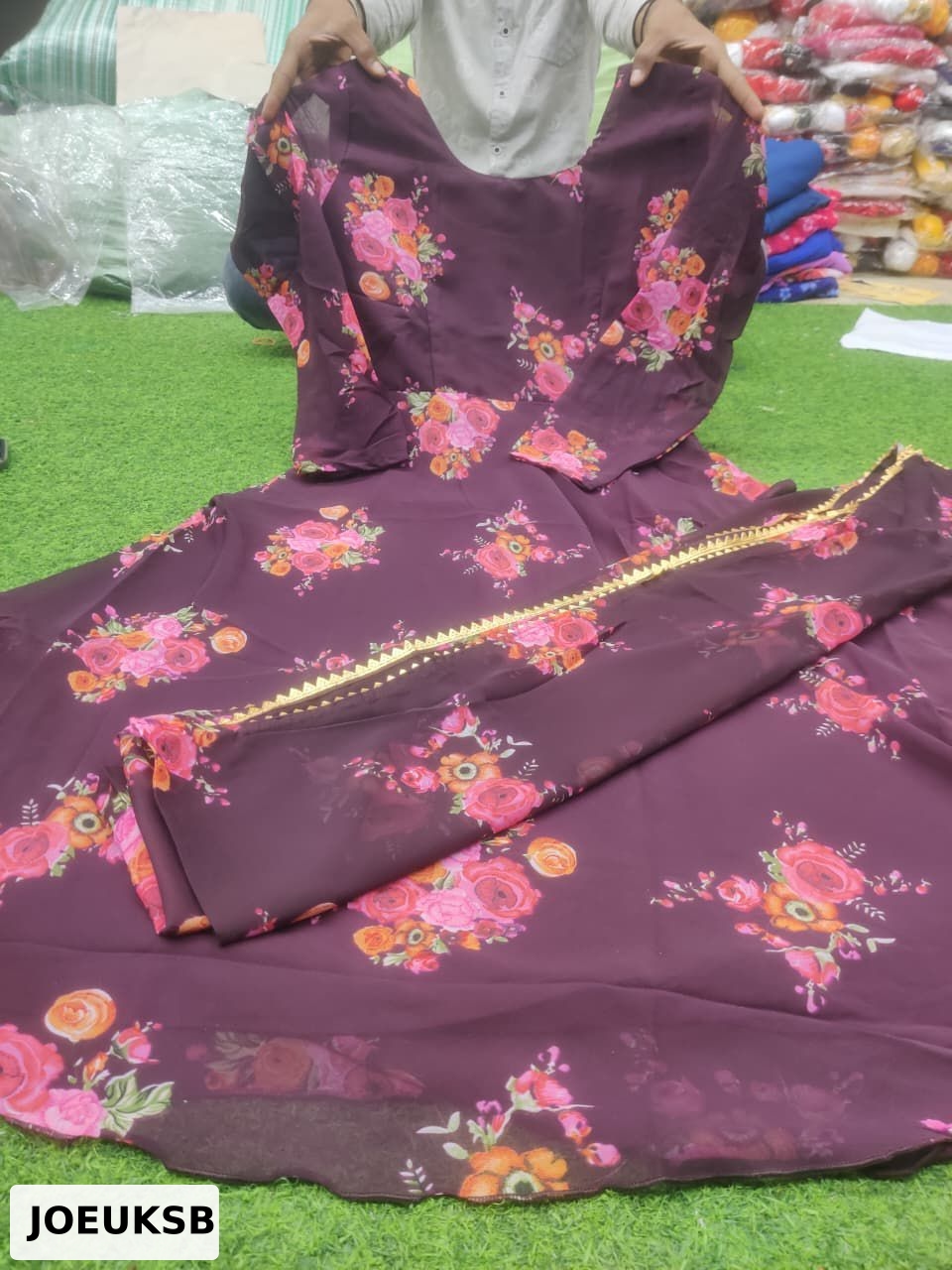 Gown Dupatta Collection Georgette
