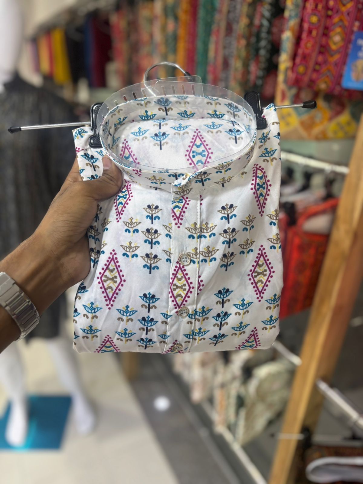 Reyon Heavy Printed Kurta