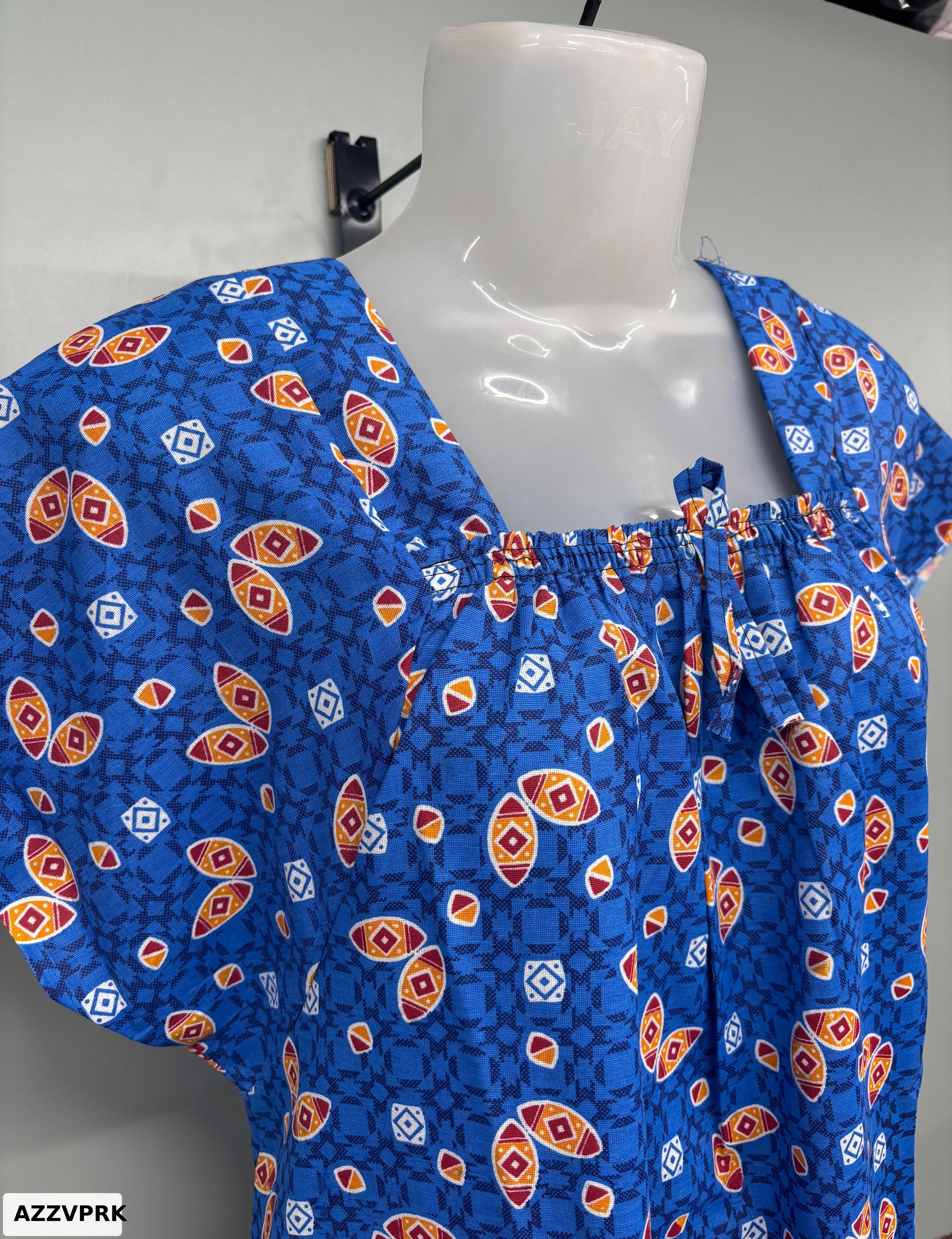 Chirag Cotton Elastic Neck Nighty