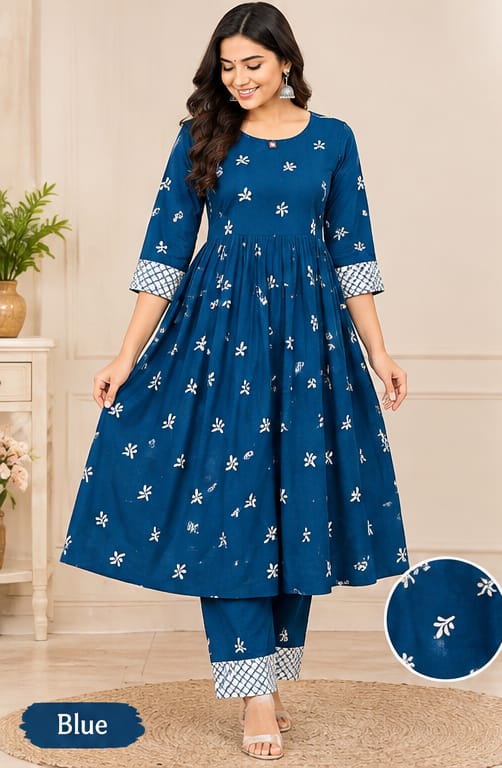 Premium Quality Gown And Pant Set