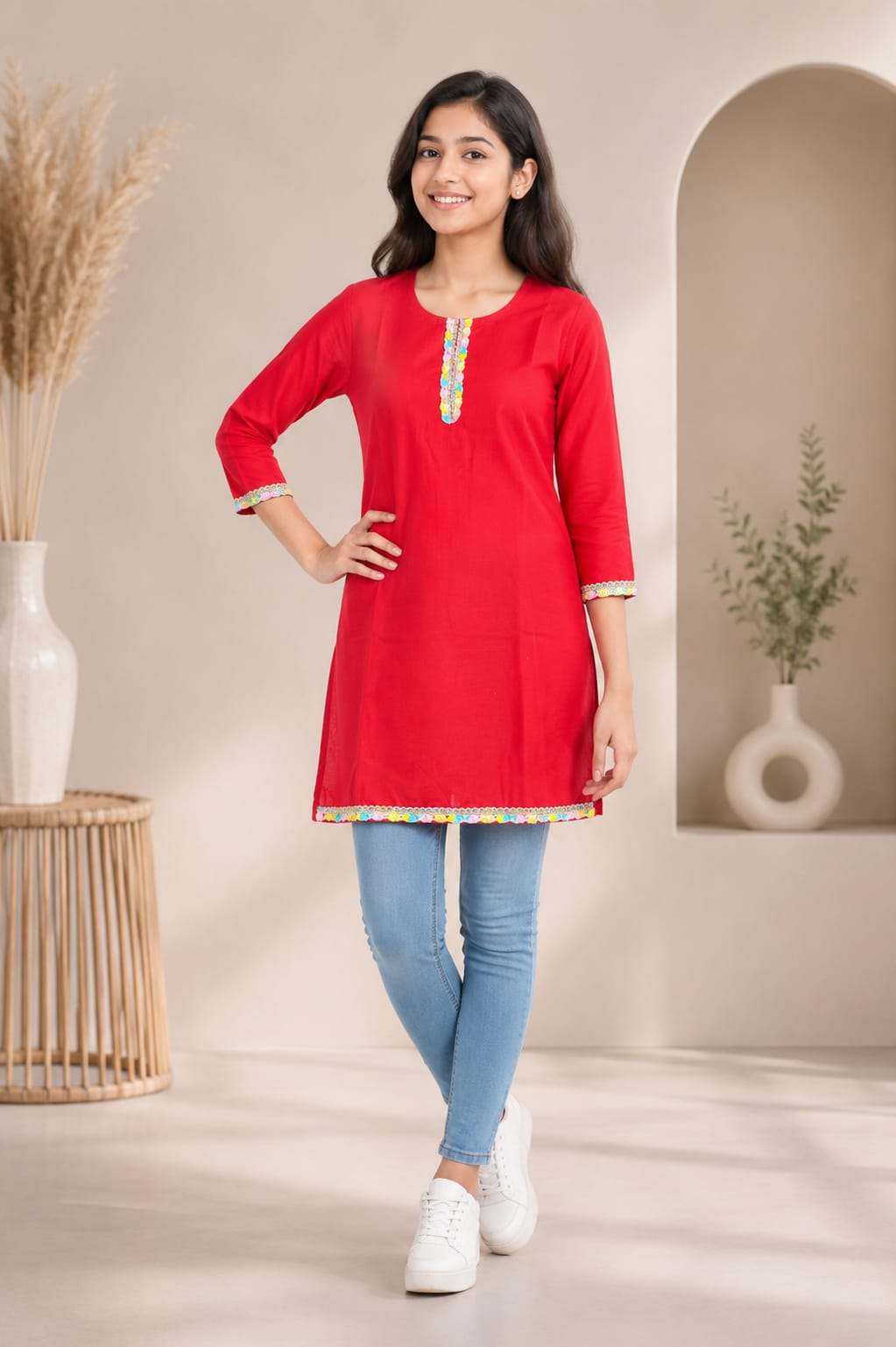 Cotton Slub Kids Kurtis