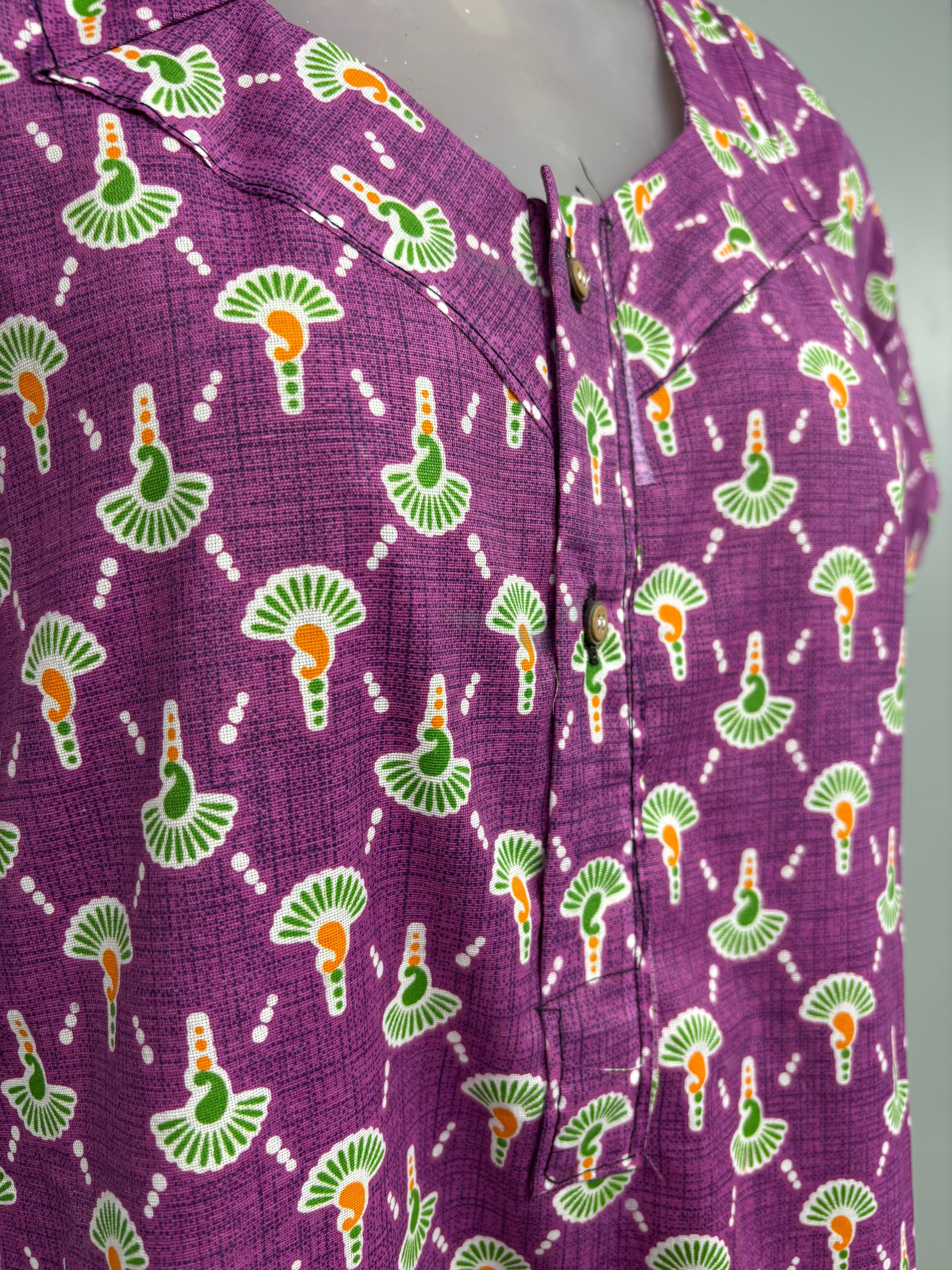 Cloth Chirag Cotton Button Neck Nighty