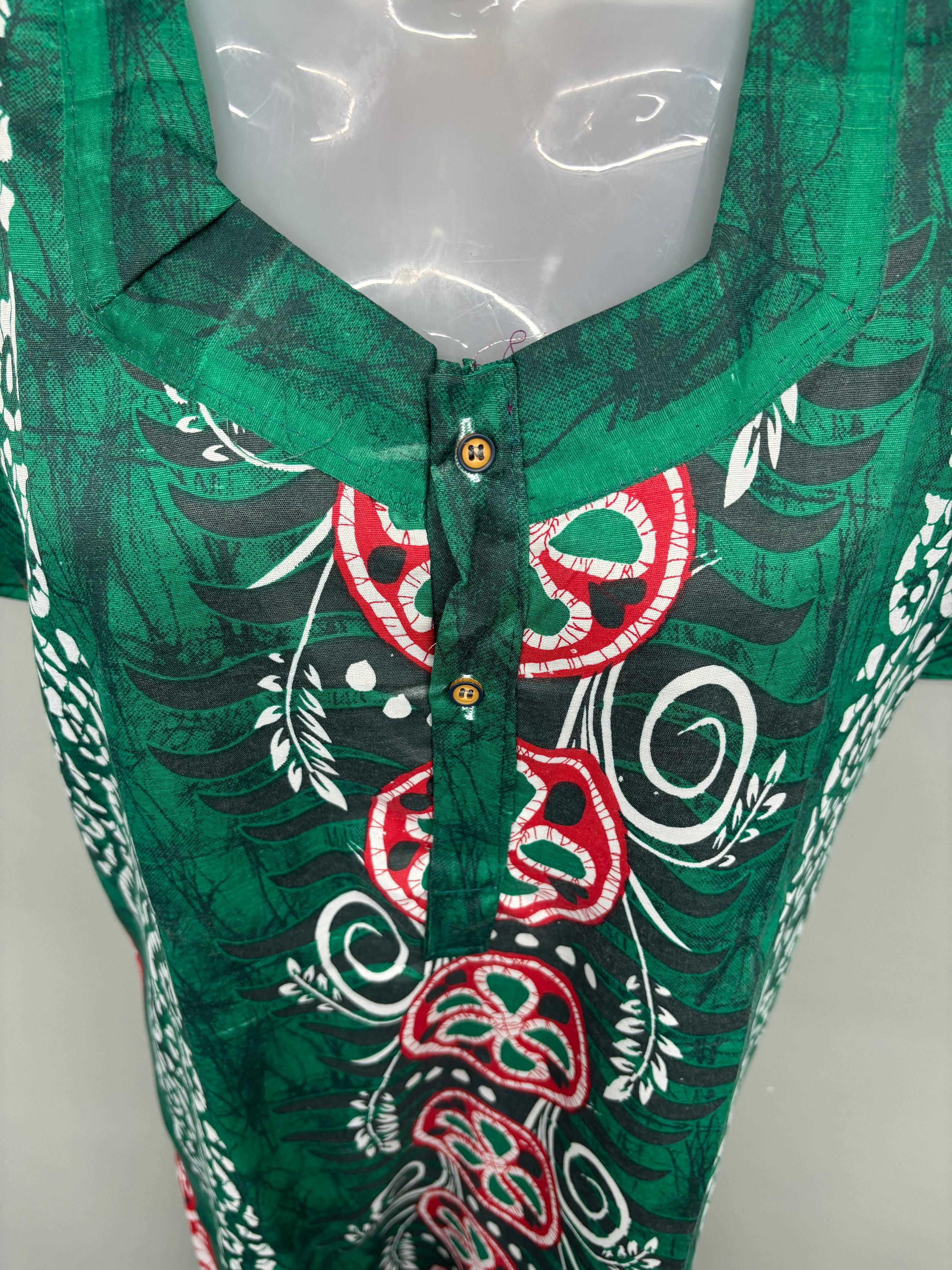 Cloth Chirag Cotton Button Neck Nighty