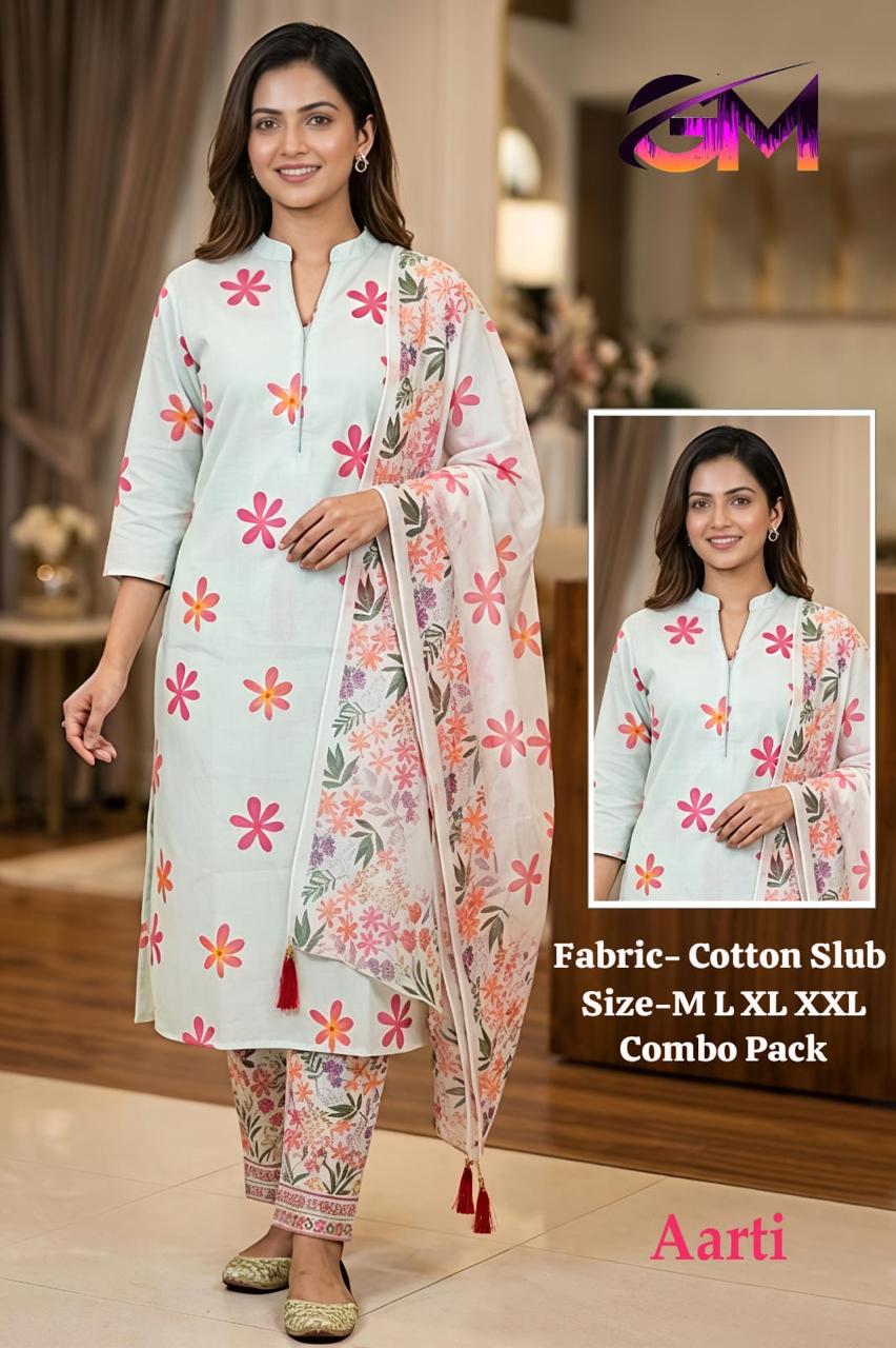 3 Piece Collection Dupatta Work
