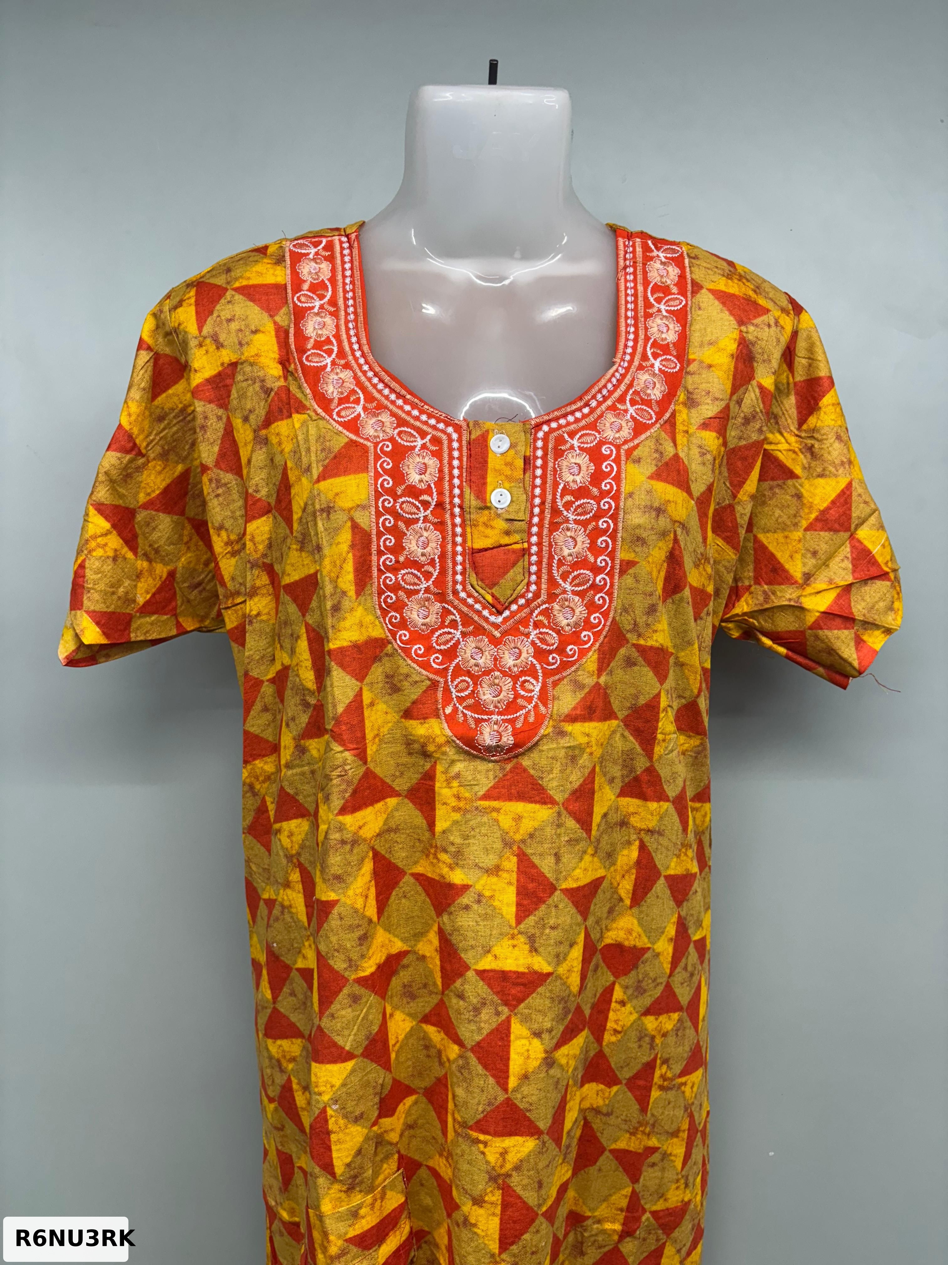 Cotton Procin Work Nighty