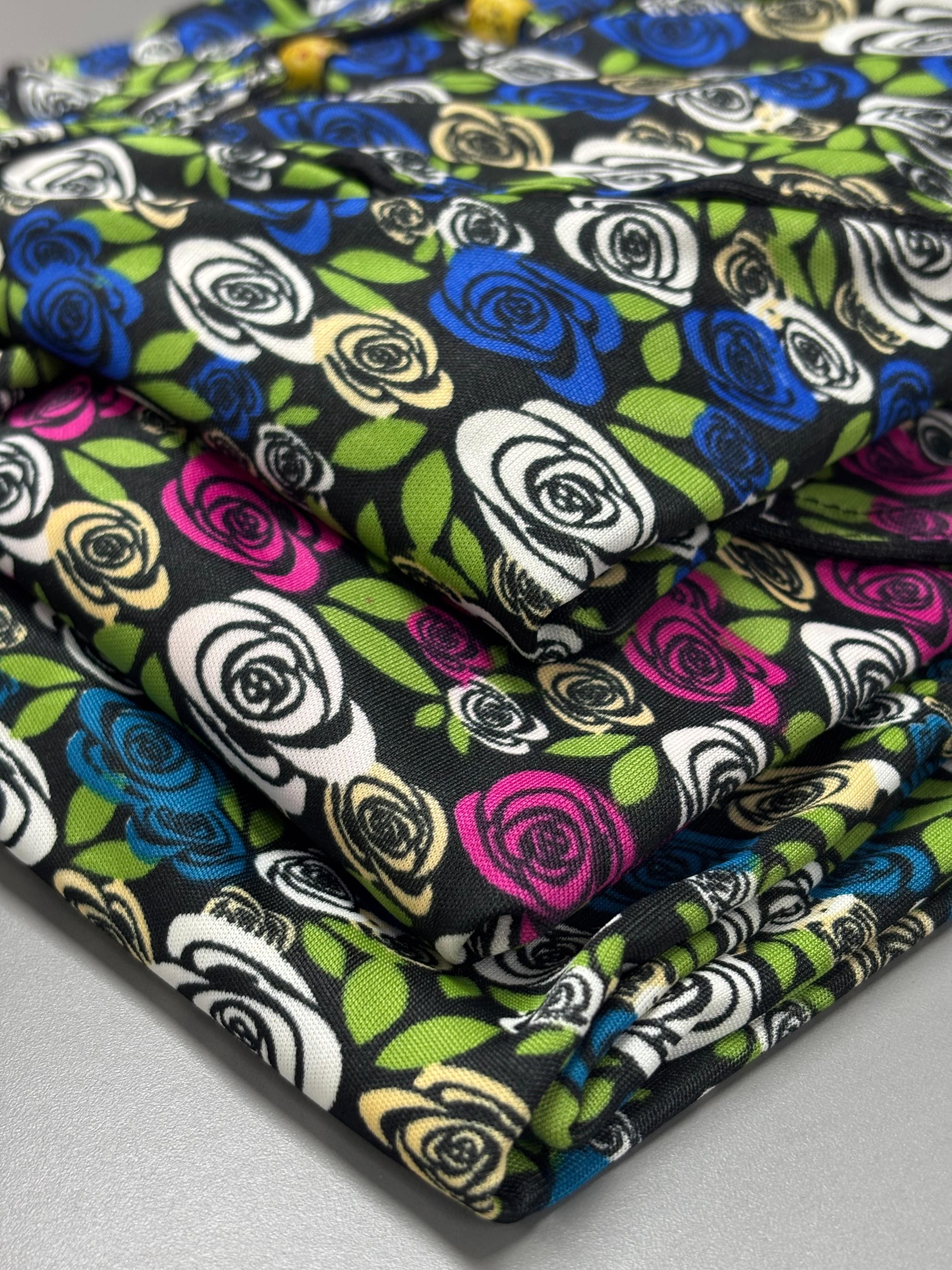 CLOTH HEAVY SAREE DAMRU PIPING NECK