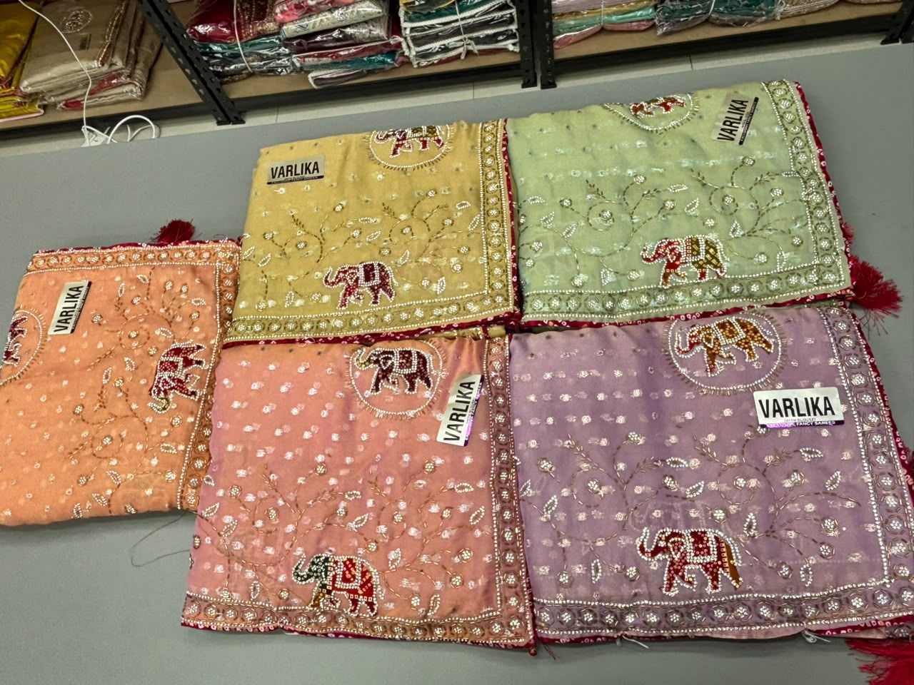 Elephant Varlika Saree