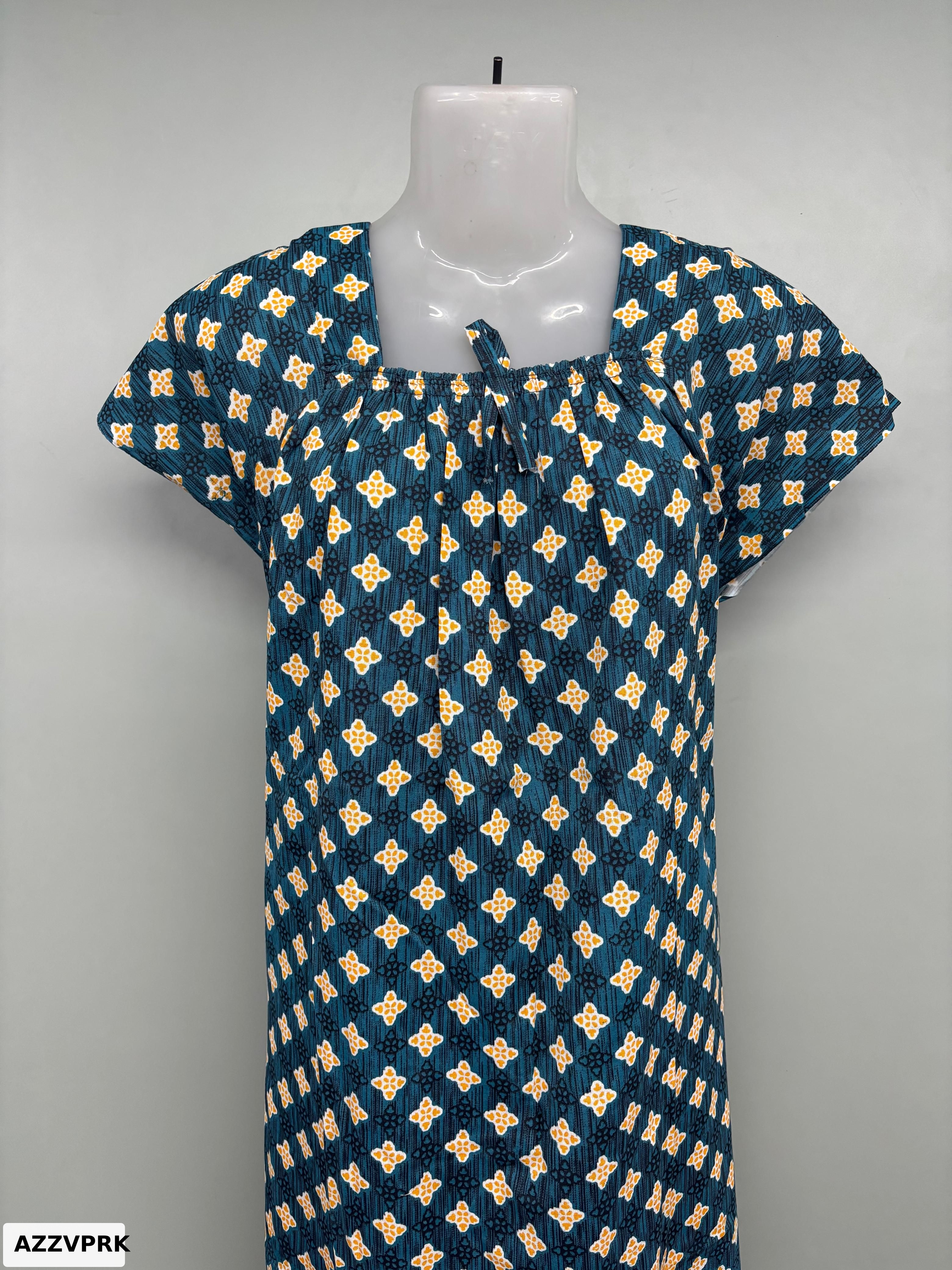 Chirag Cotton Elastic Neck Nighty