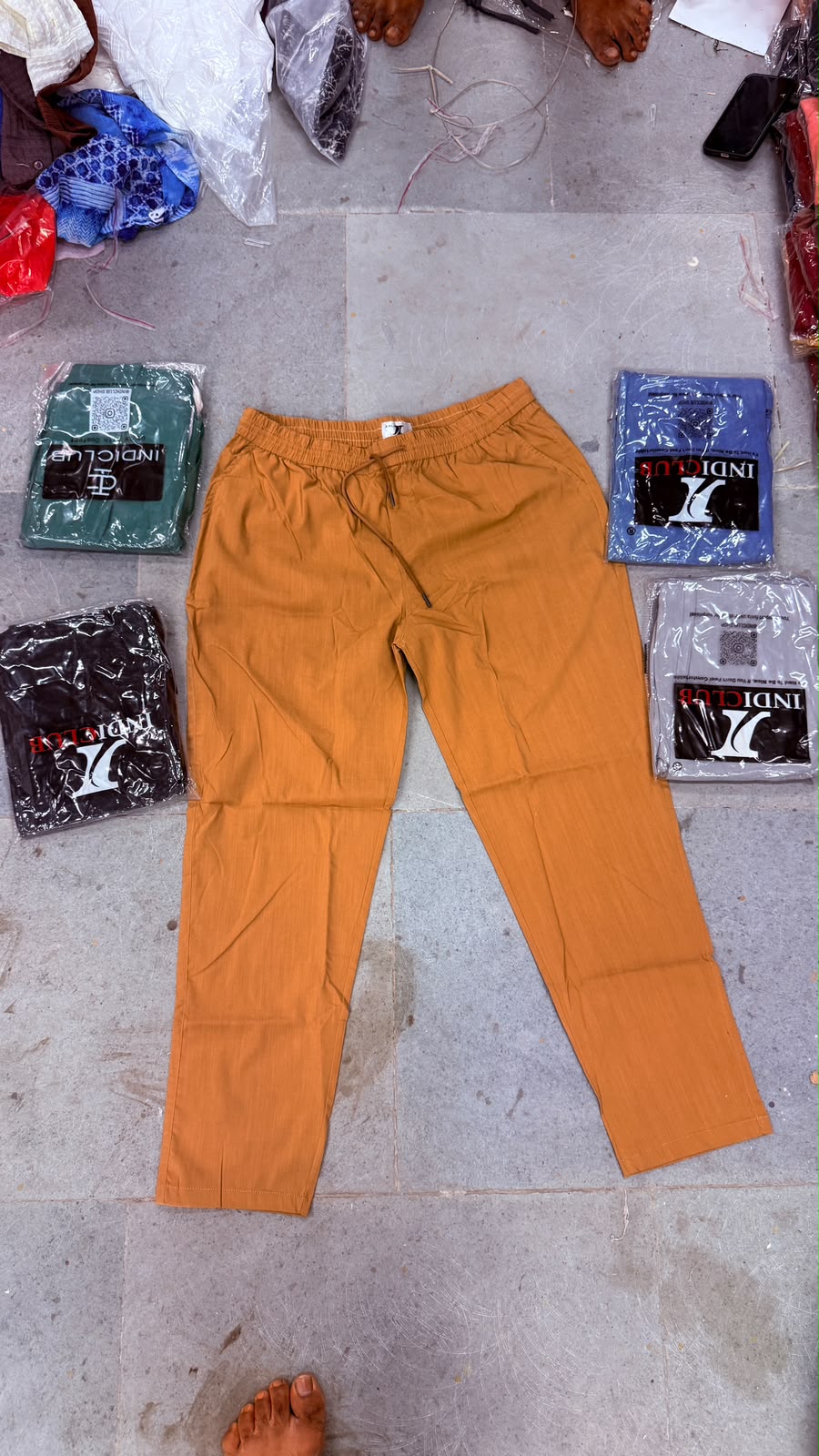 Men's Cotton Branded Pants
