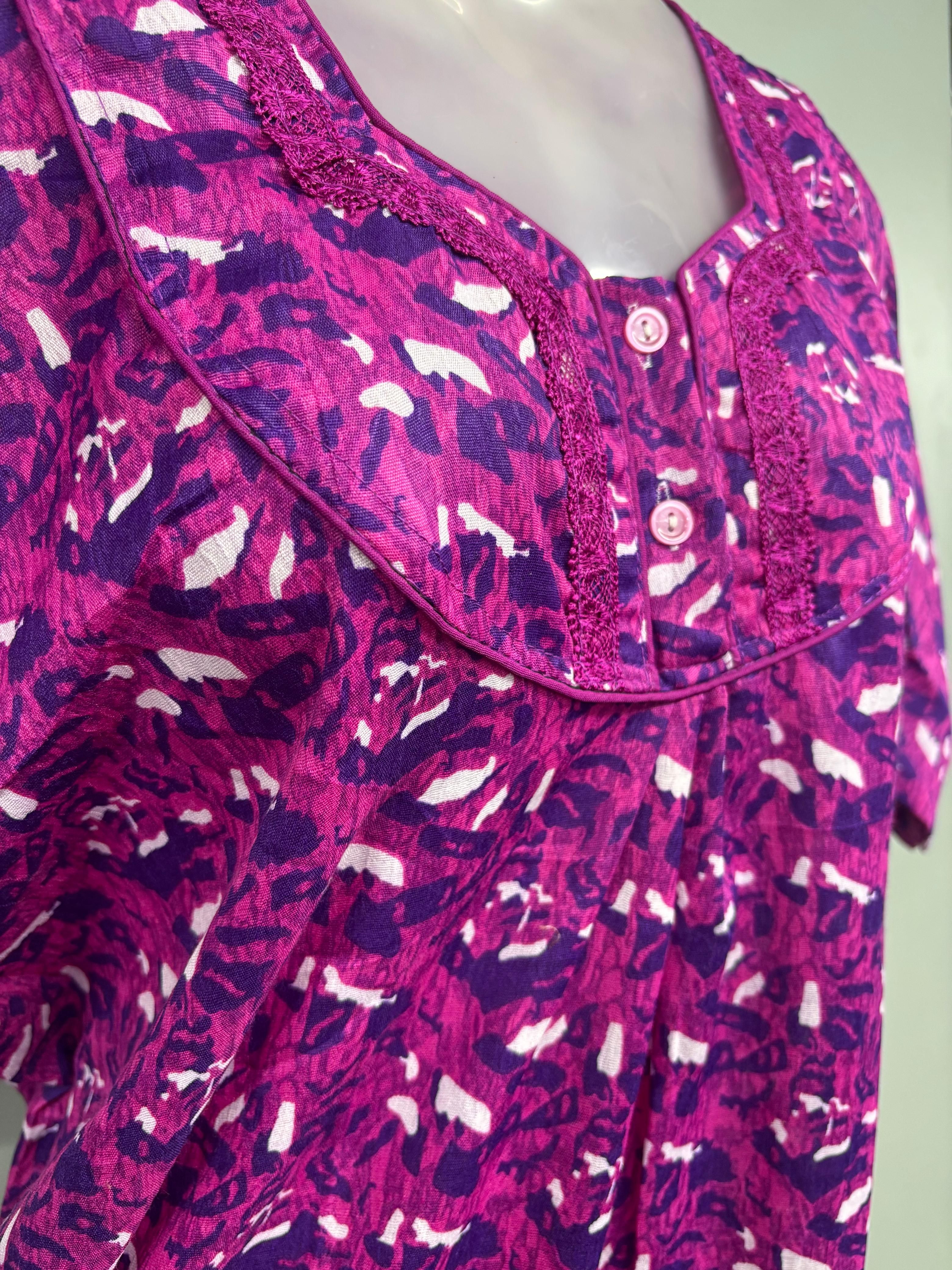 Crush Piping GPU Lace Nighty