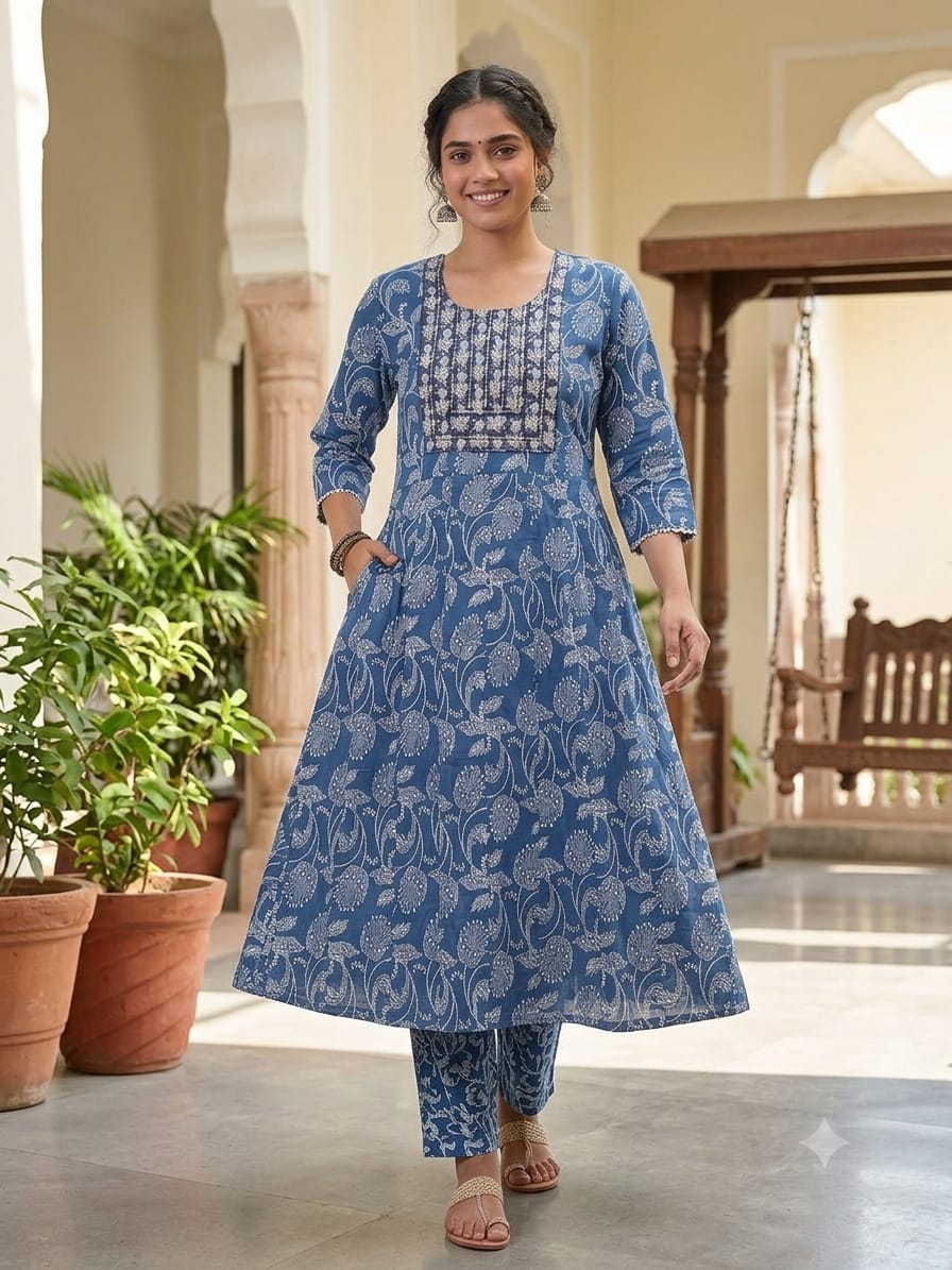 Trending Anarkali Style 2 Pieces Gheraa Style 2 Pieces